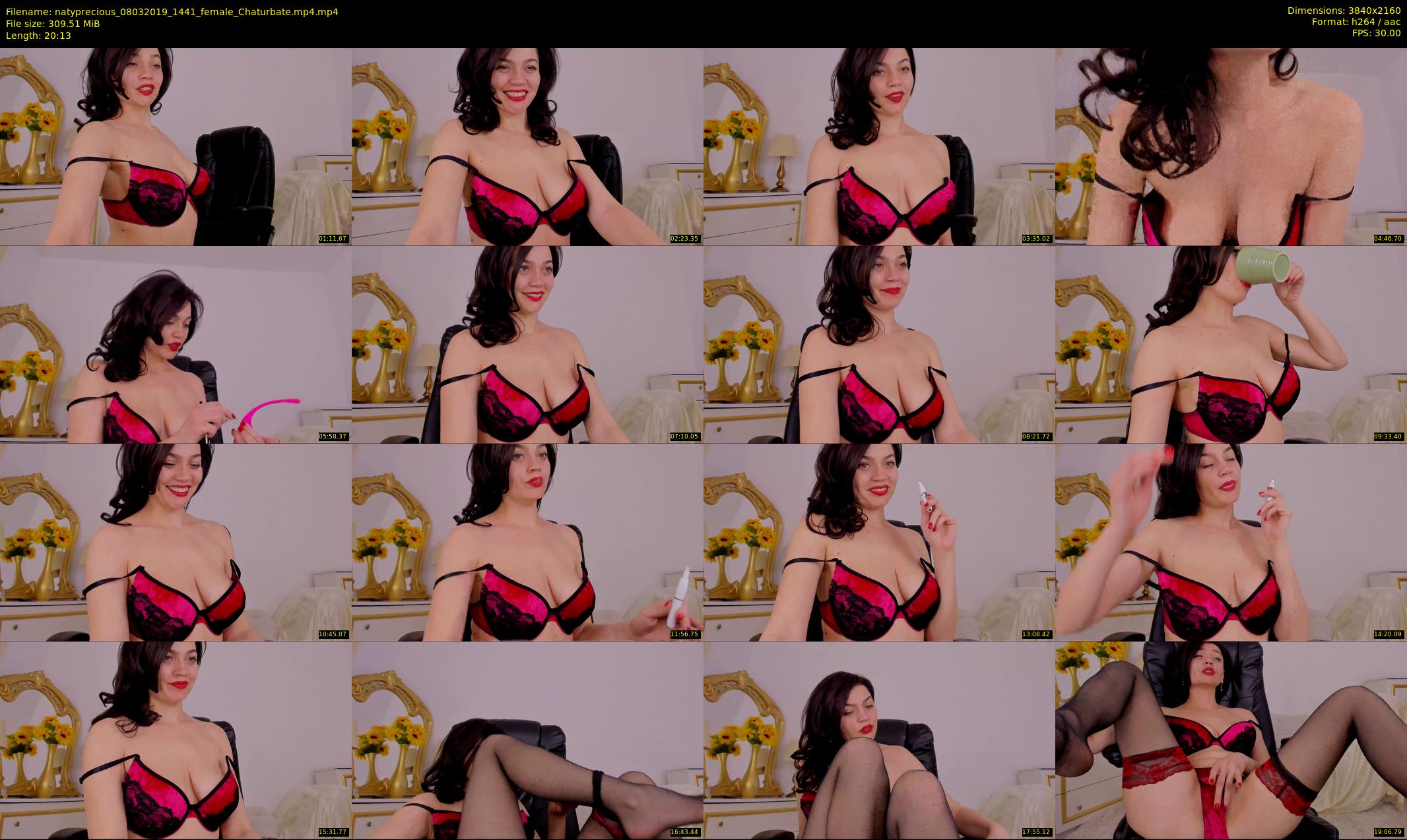 natyprecious — 21 minute Chaturbate female cam show recording, 4K, Mar 8, 2019