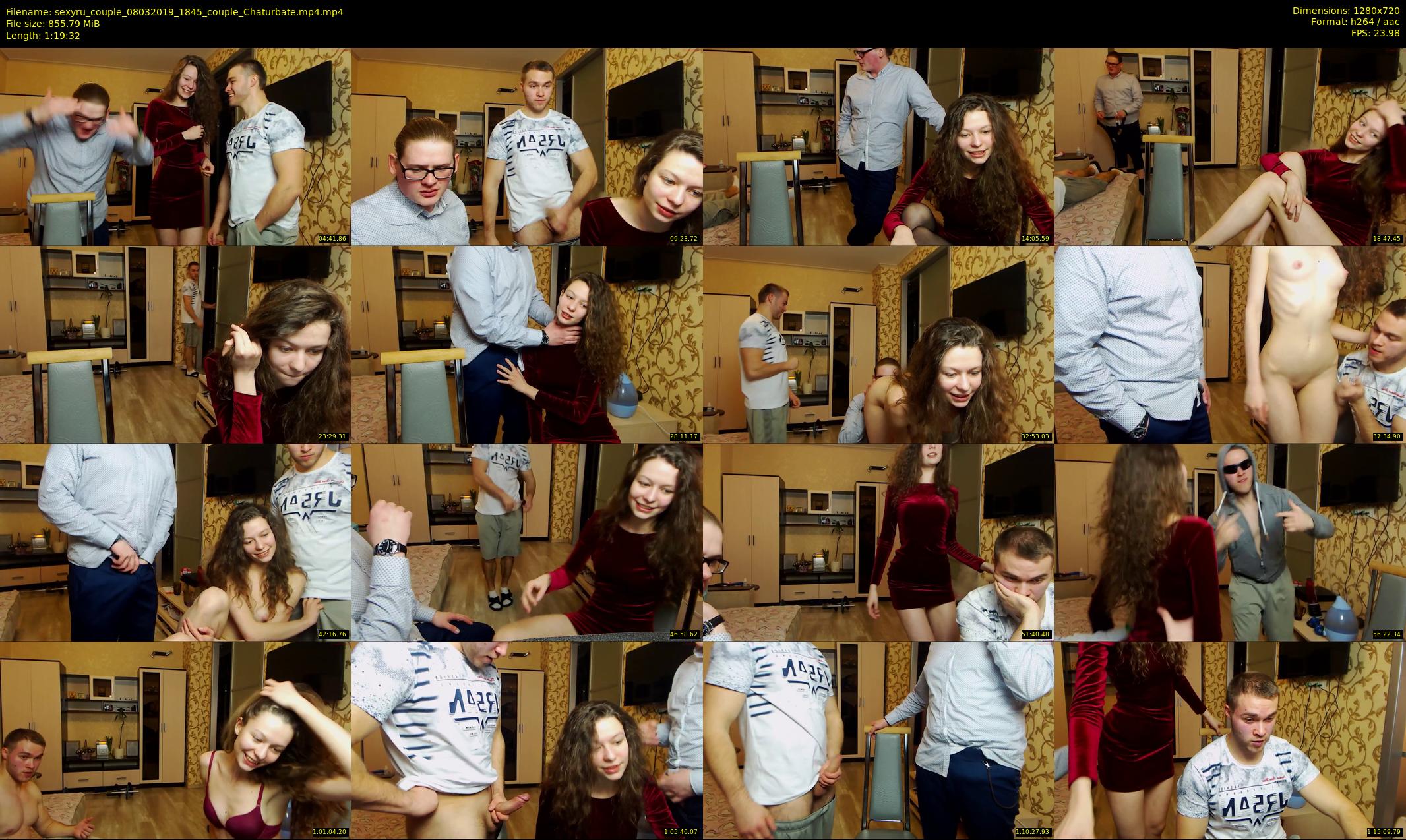 sexyru_couple — 80 minute Chaturbate couple cam show recording, 720p, Mar 8, 2019