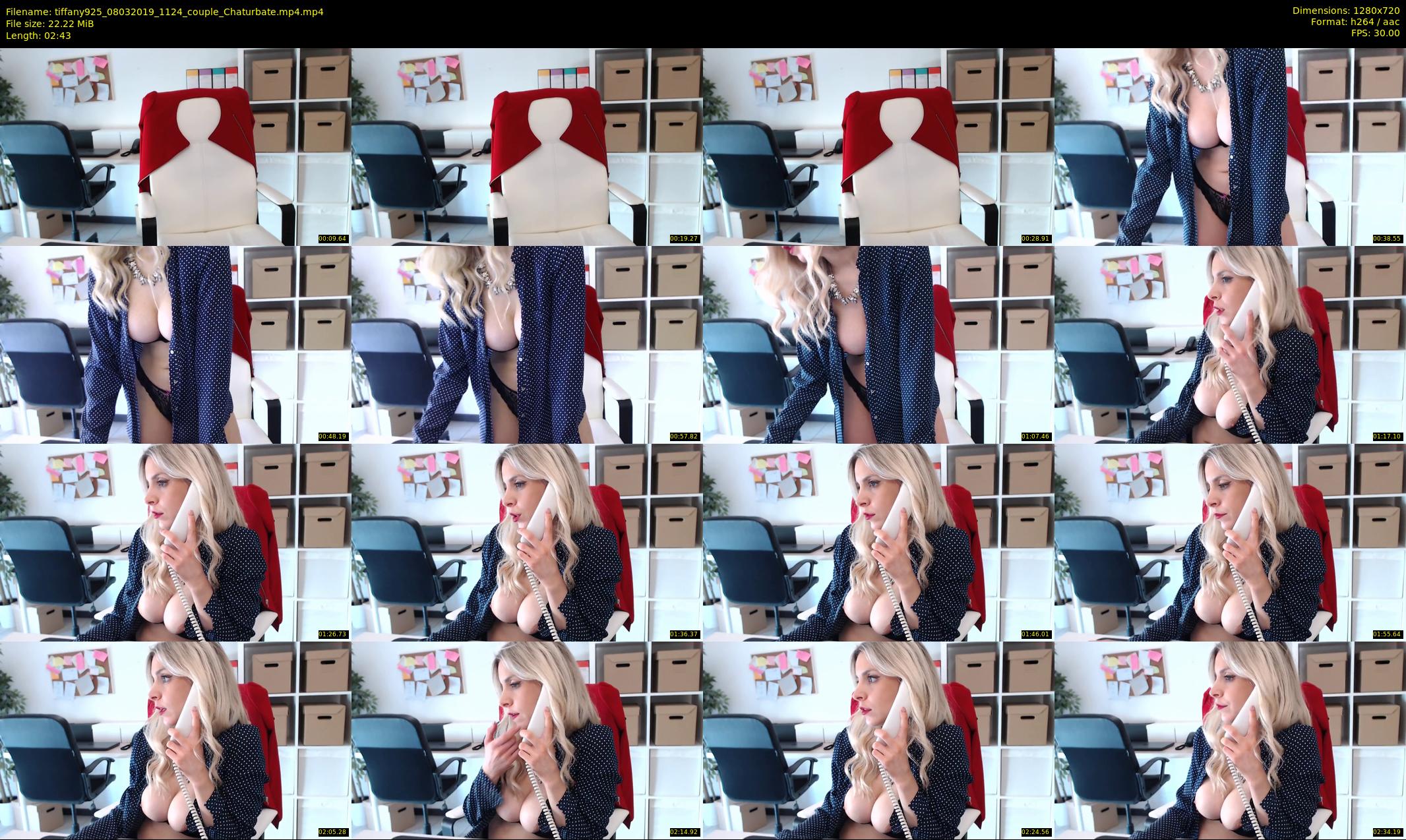 tiffany925 — 3 minute Chaturbate female cam show recording, 720p, Mar 8, 2019