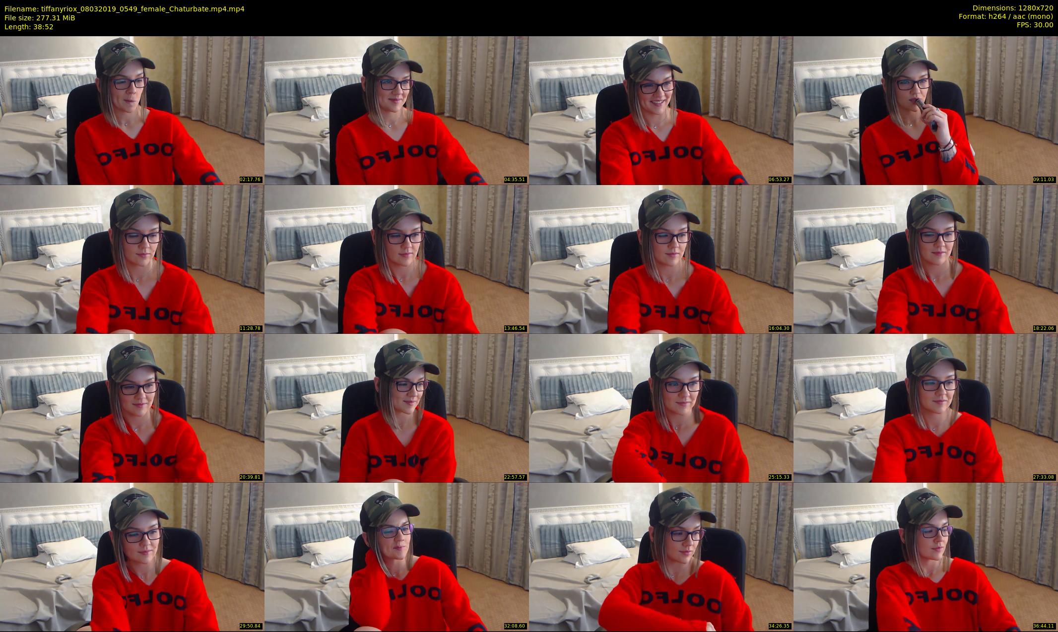 tiffanyriox — 39 minute Chaturbate female cam show recording, 720p, Mar 8, 2019