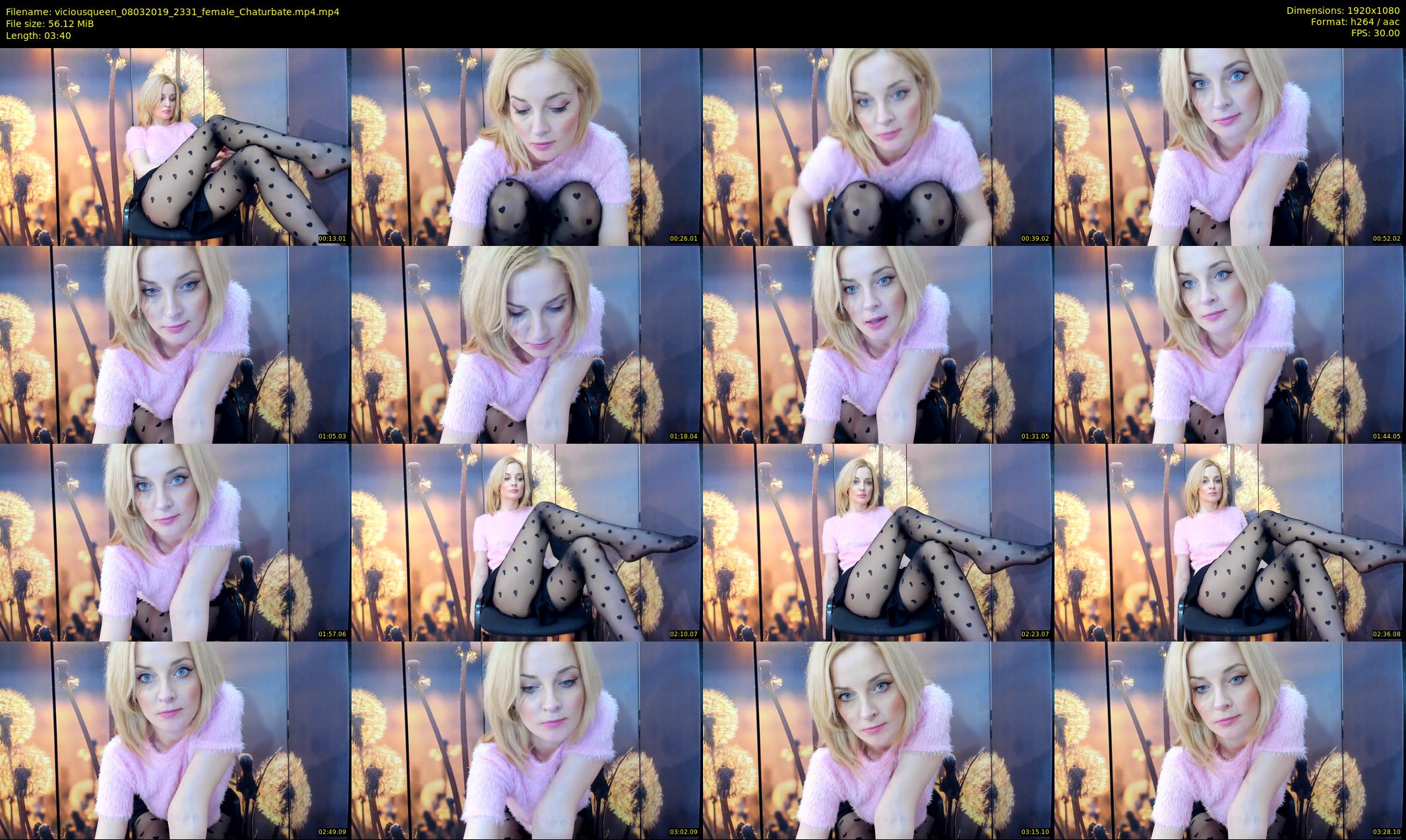 viciousqueen — 4 minute Chaturbate female cam show recording, 1080p, Mar 8, 2019