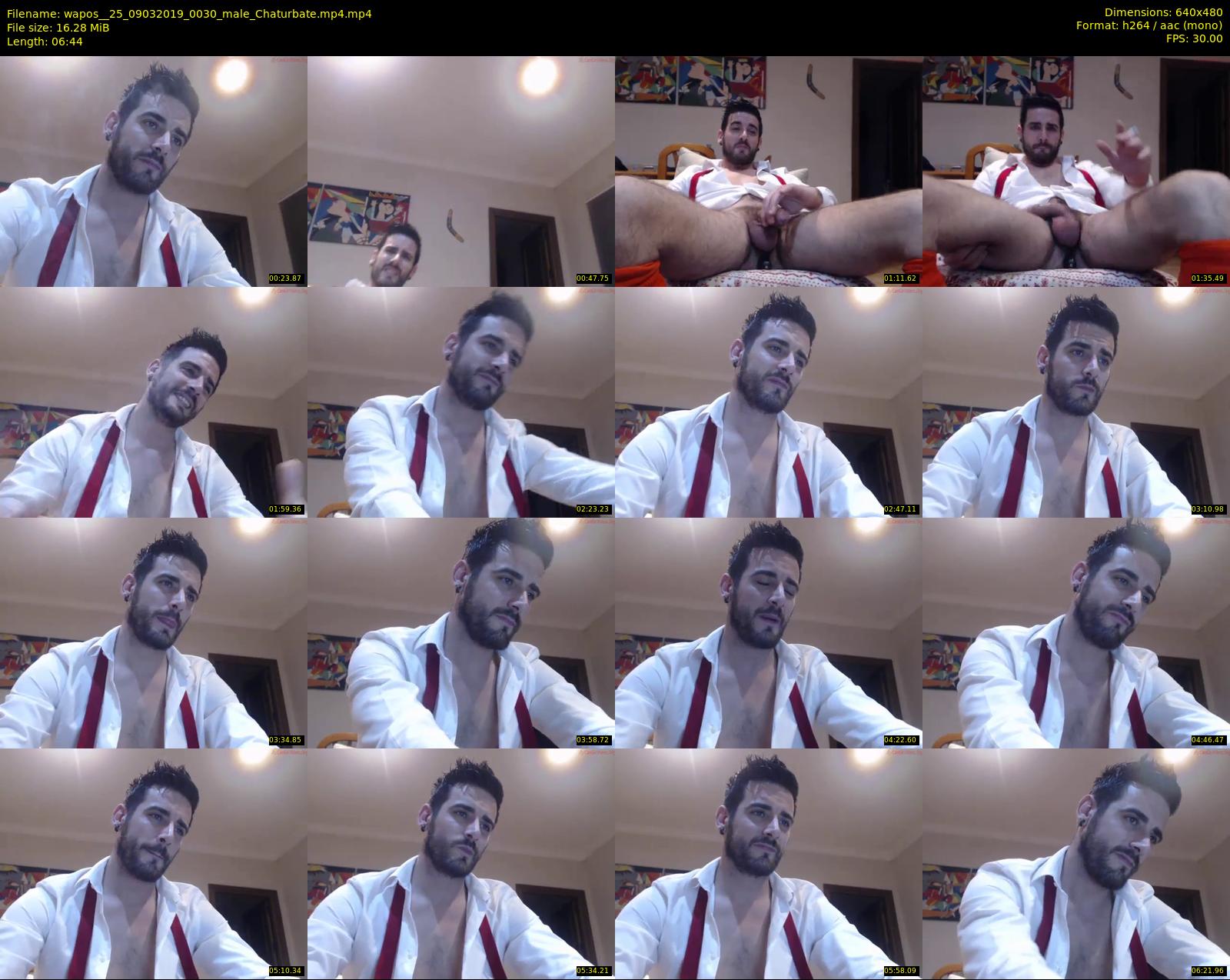 wapos__25 — 7 minute Chaturbate male cam show recording, 480p, Mar 9, 2019