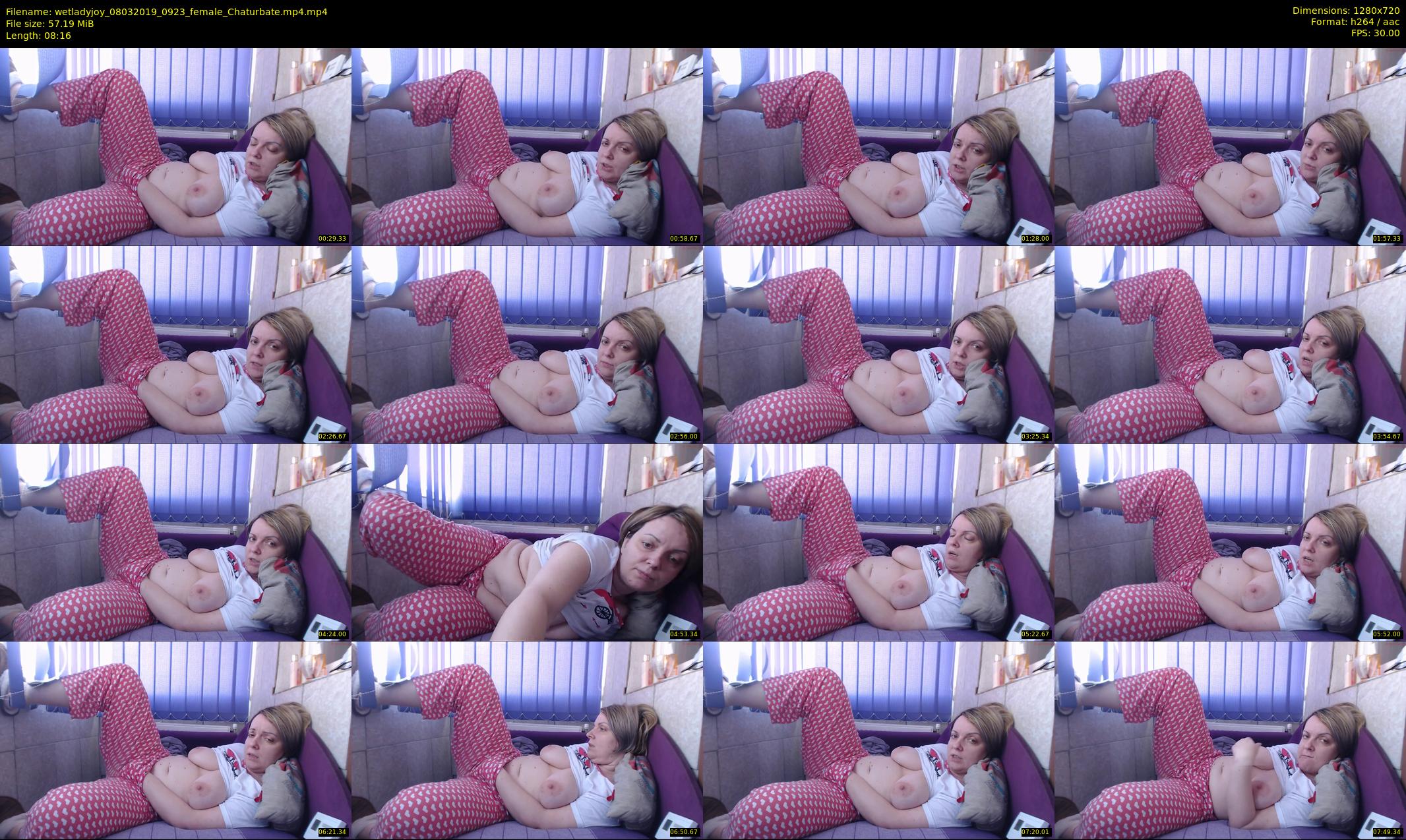 wetladyjoy — 9 minute Chaturbate female cam show recording, 720p, Mar 8, 2019