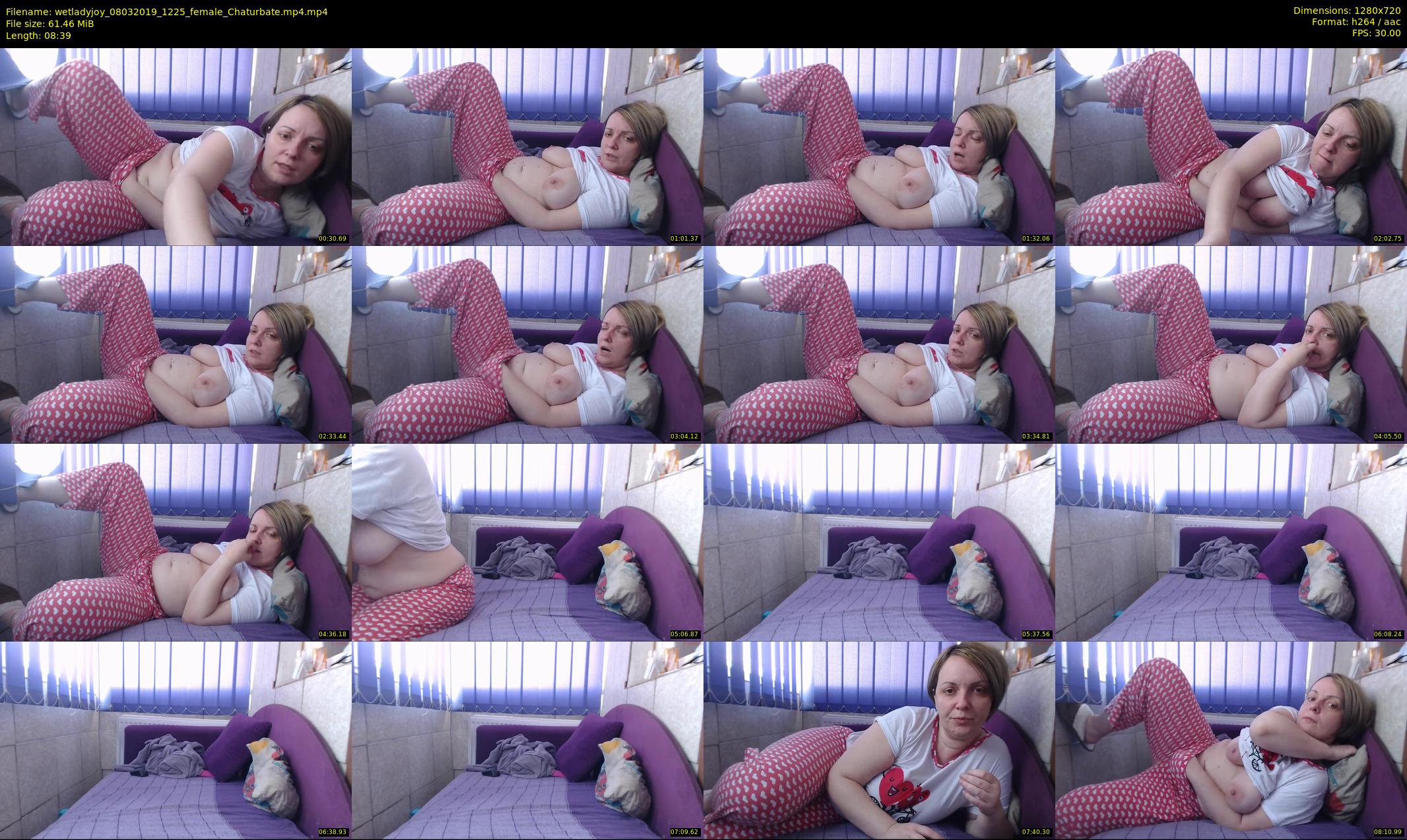 wetladyjoy — 9 minute Chaturbate female cam show recording, 720p, Mar 8, 2019