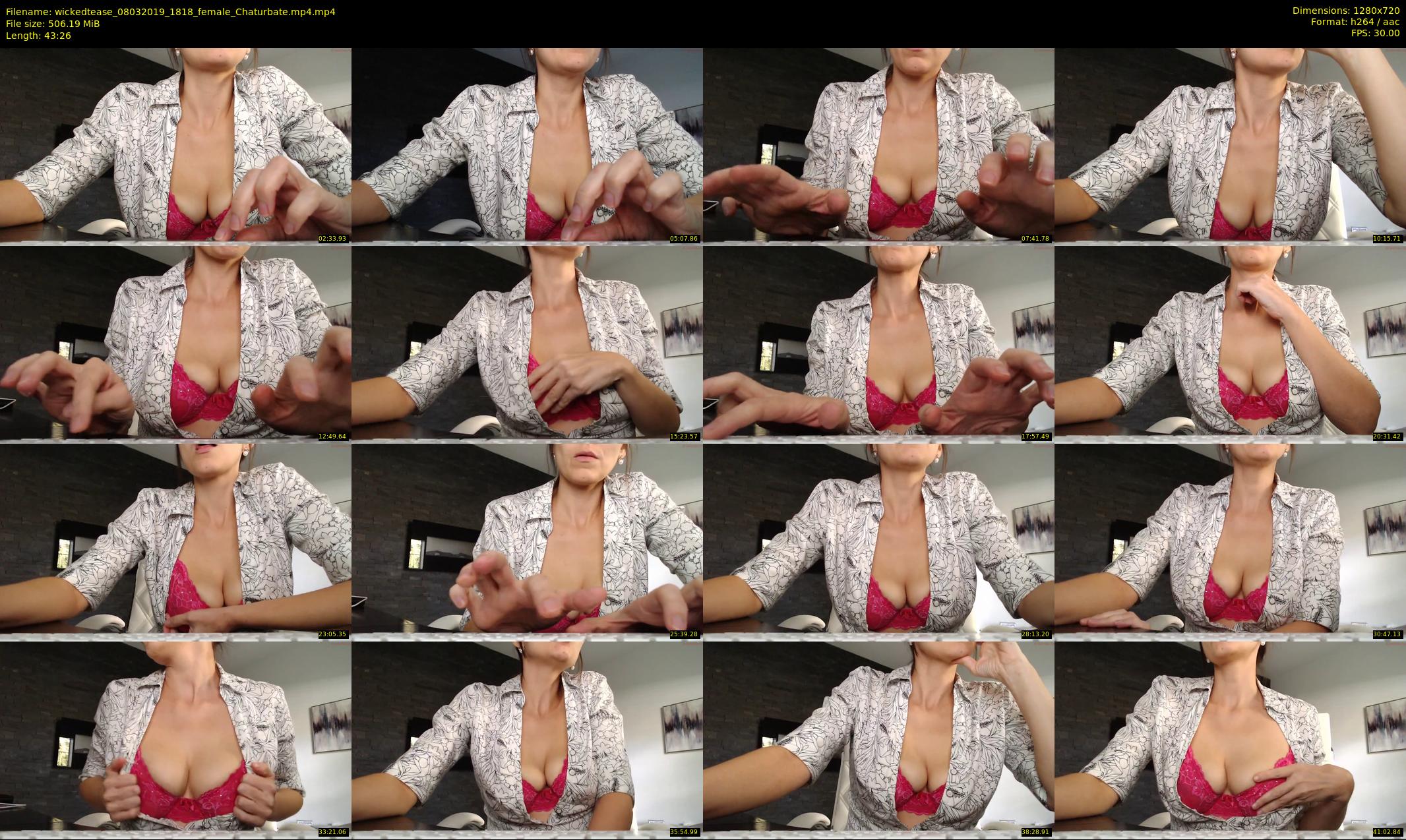 wickedtease — 44 minute Chaturbate female cam show recording, 720p, Mar 8, 2019