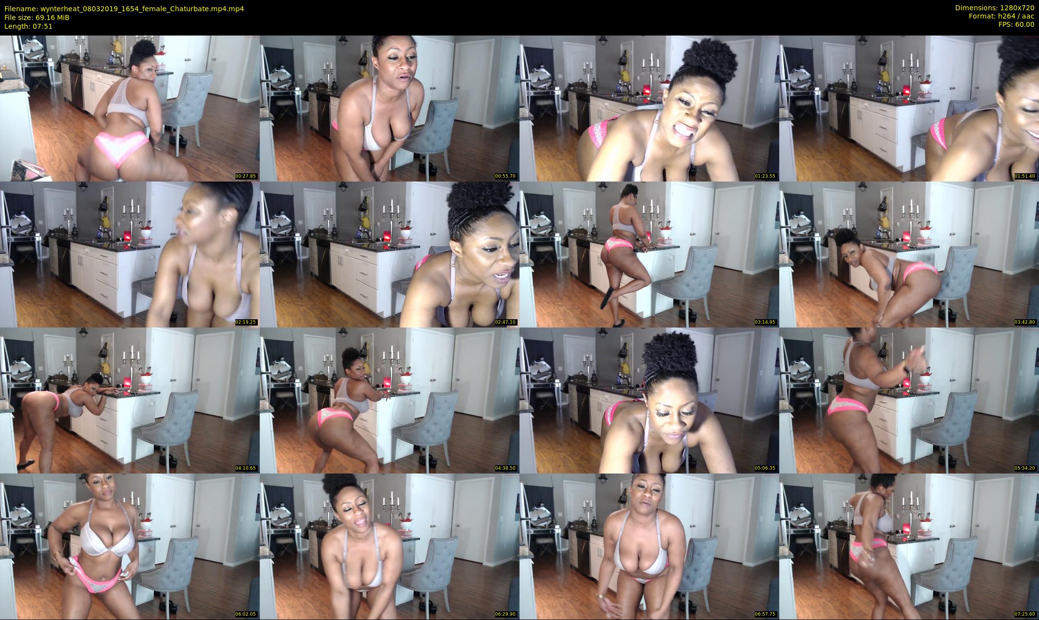 wynterheat — 8 minute Chaturbate female cam show recording, 720p, Mar 8, 2019