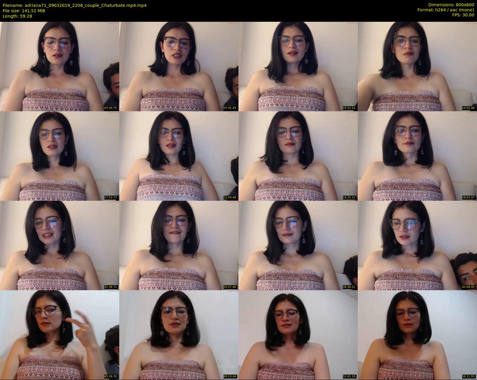 adriana71 — 60 minute Chaturbate couple cam show recording, 480p, Mar 9, 2019