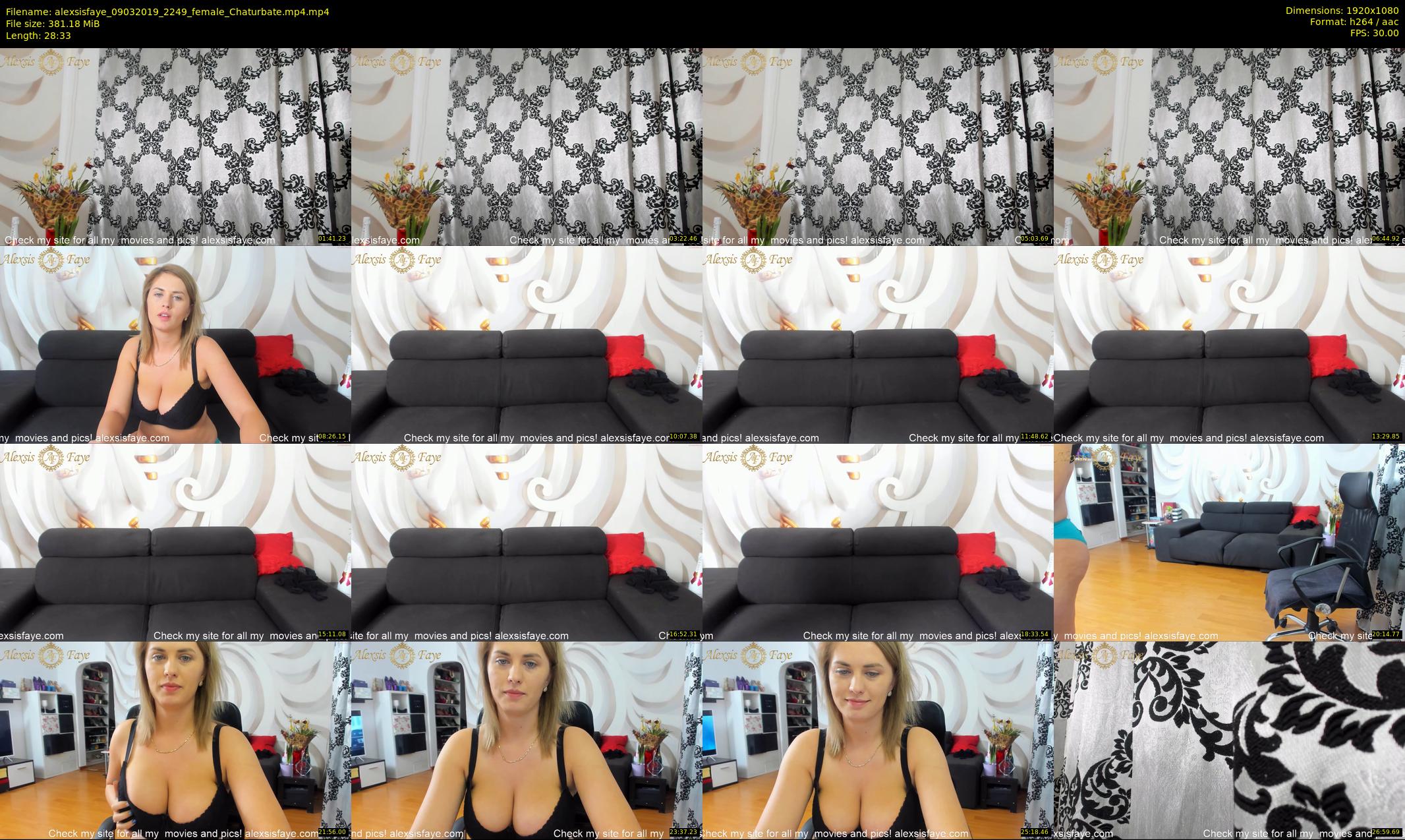 alexsisfaye — 29 minute Chaturbate female cam show recording, 1080p, Mar 9, 2019