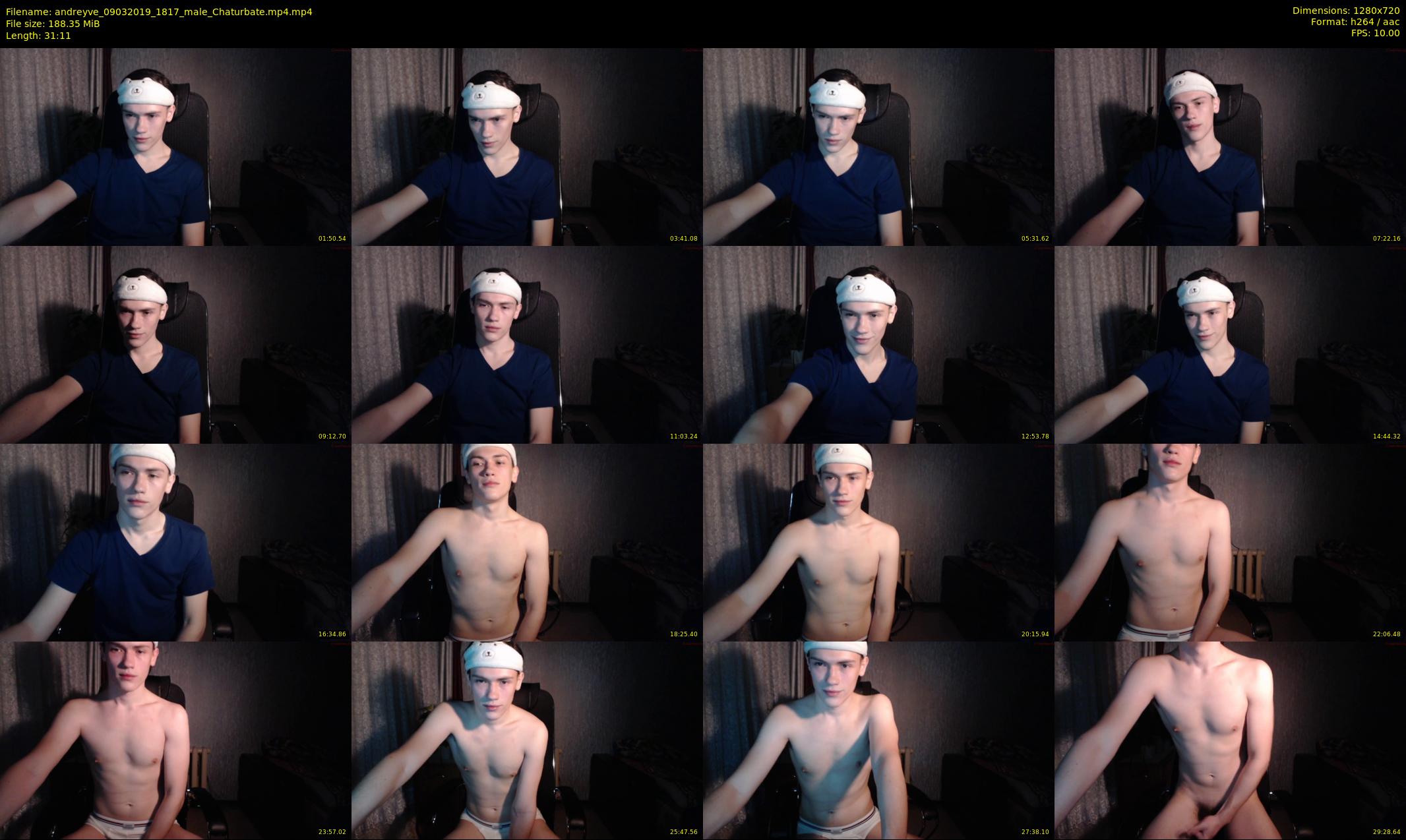 andreyve — 32 minute Chaturbate male cam show recording, 720p, Mar 9, 2019