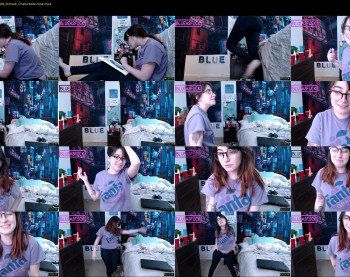 blueasfuck — 56 minute Chaturbate female cam show recording, 1080p, Mar 9, 2019