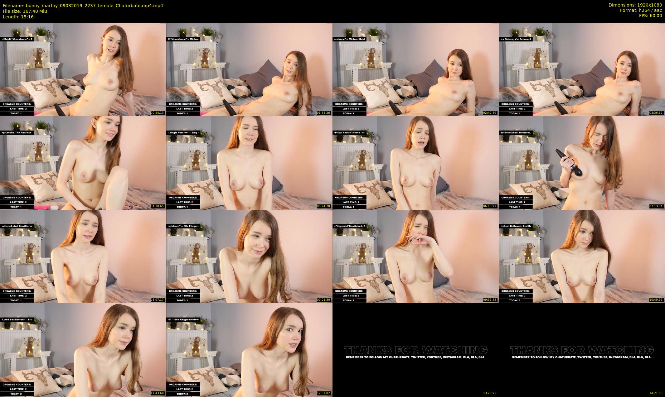 bunny_marthy — 16 minute Chaturbate female cam show recording, 1080p, Mar 9, 2019