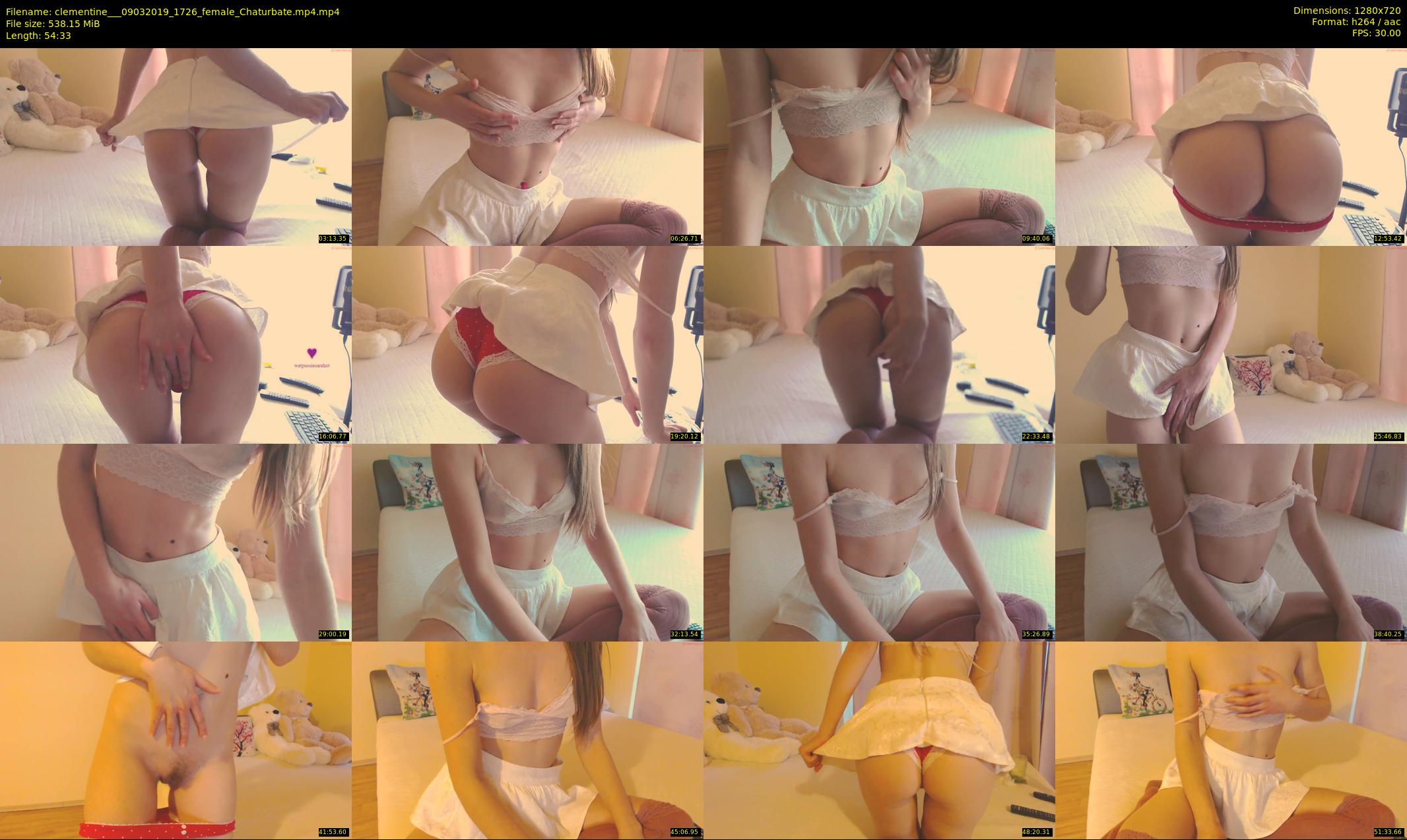 clementine__ — 55 minute Chaturbate female cam show recording, 720p, Mar 9, 2019