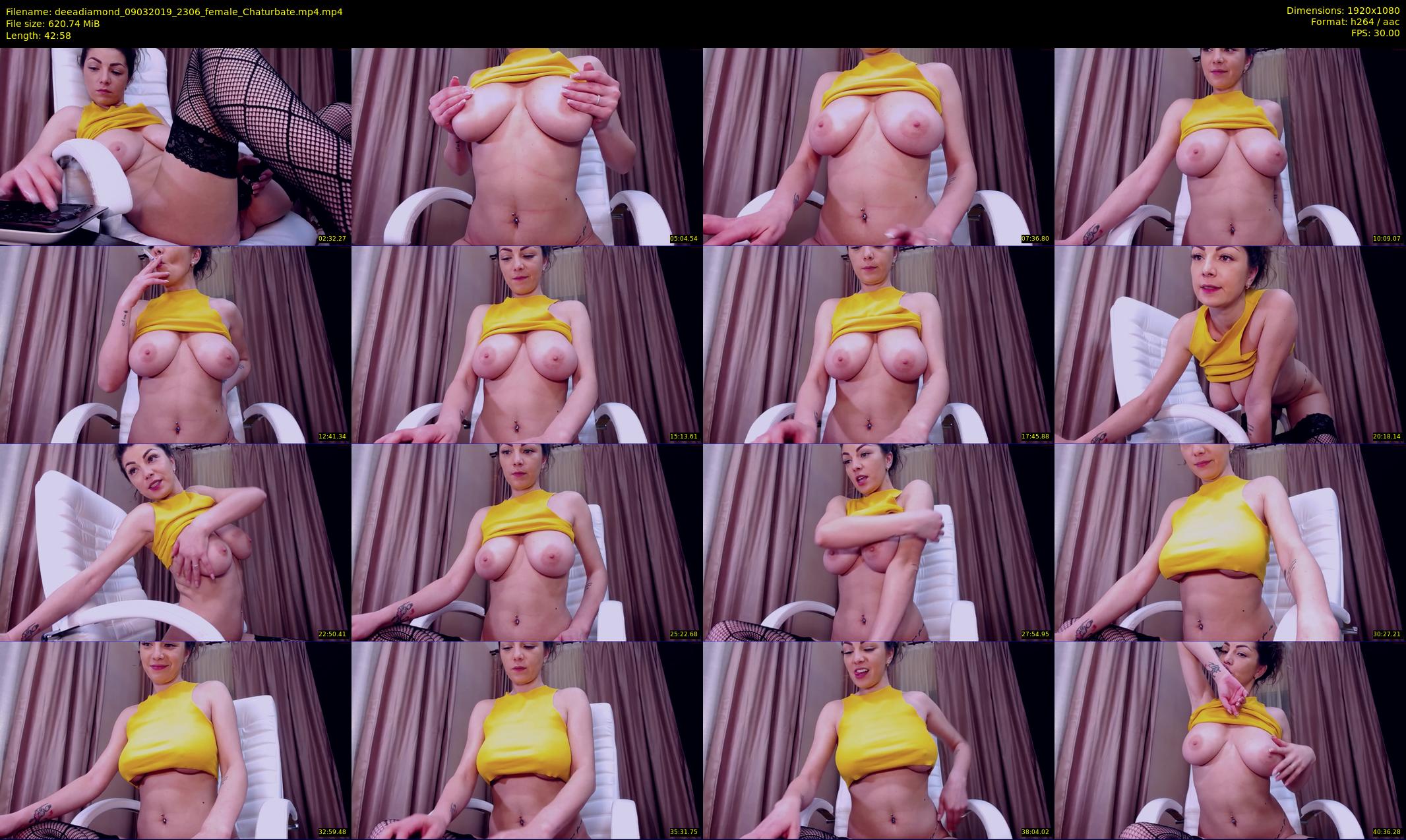 deeadiamond — 43 minute Chaturbate female cam show recording, 1080p, Mar 9, 2019