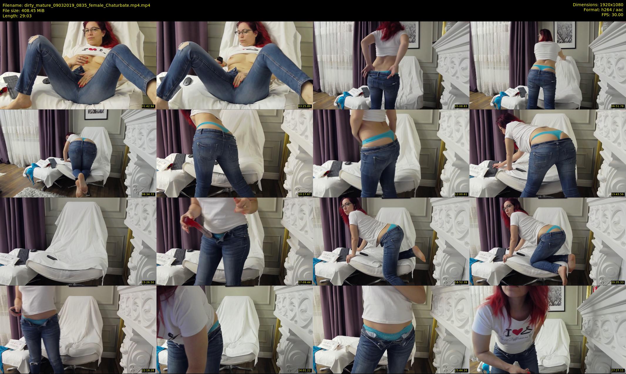 dirty_mature — 30 minute Chaturbate female cam show recording, 1080p, Mar 9, 2019