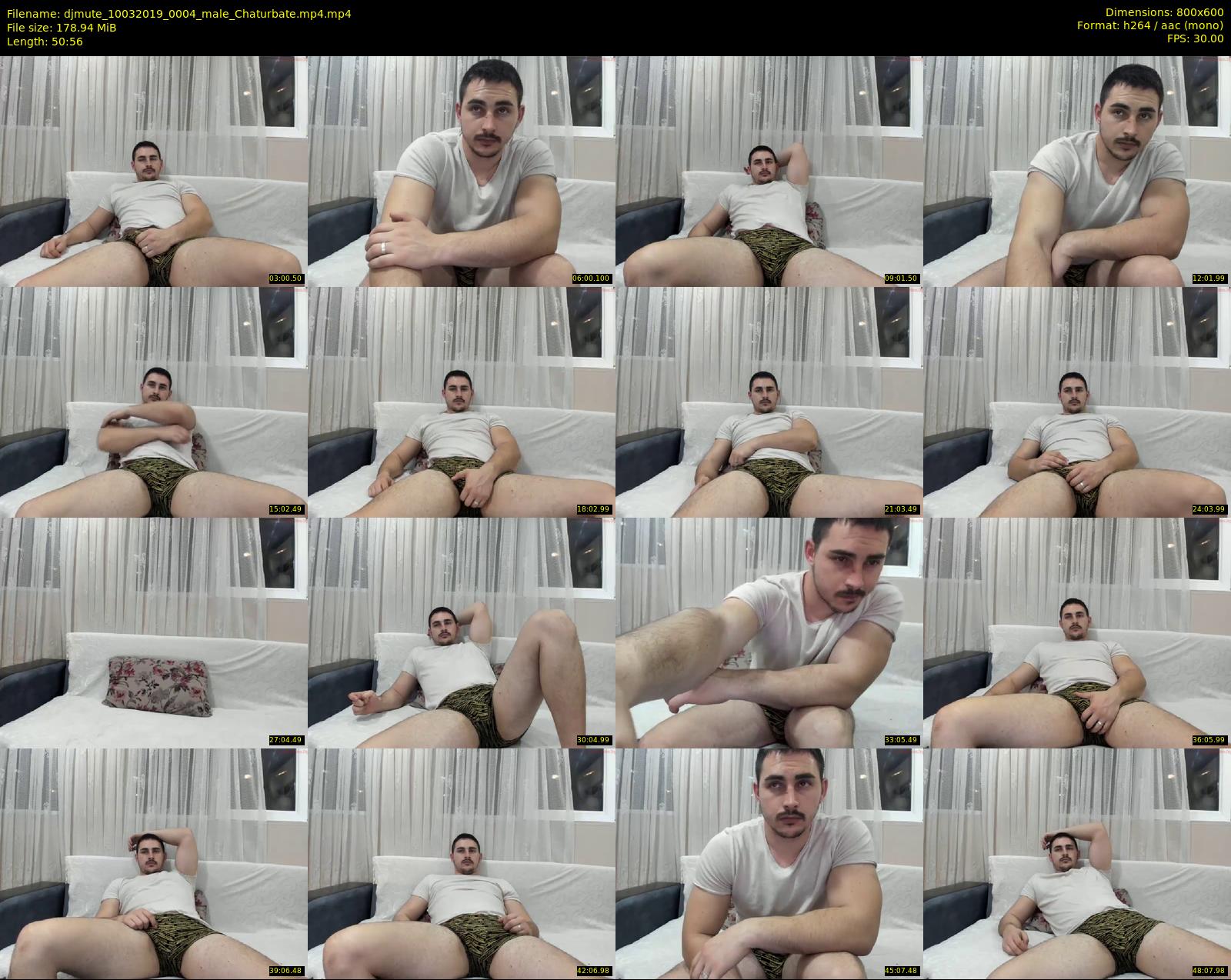 djmute — 51 minute Chaturbate male cam show recording, 480p, Mar 10, 2019