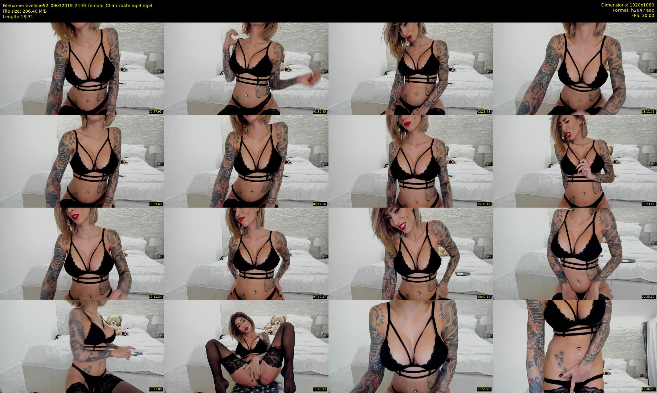 evelyne92 — 14 minute Chaturbate female cam show recording, 1080p, Mar 9, 2019