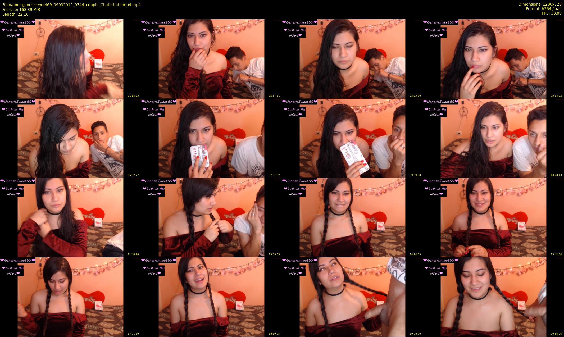 genesissweet69 — 23 minute Chaturbate couple cam show recording, 720p, Mar 9, 2019