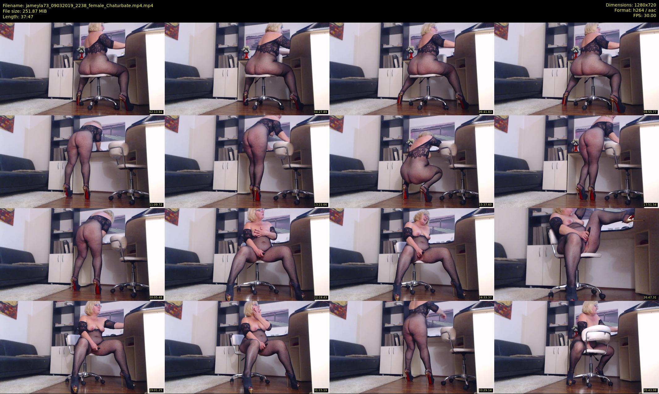 jameyla73 — 38 minute Chaturbate female cam show recording, 720p, Mar 9, 2019