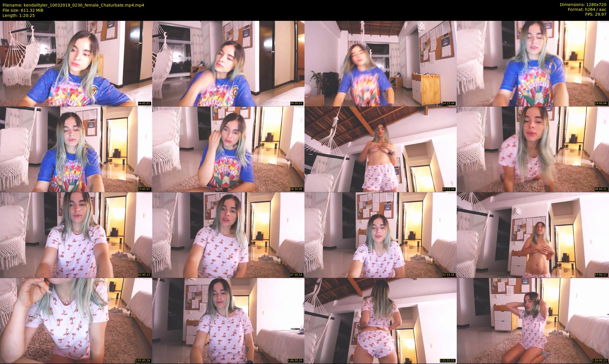 kendalltyler — 81 minute Chaturbate female cam show recording, 720p, Mar 10, 2019