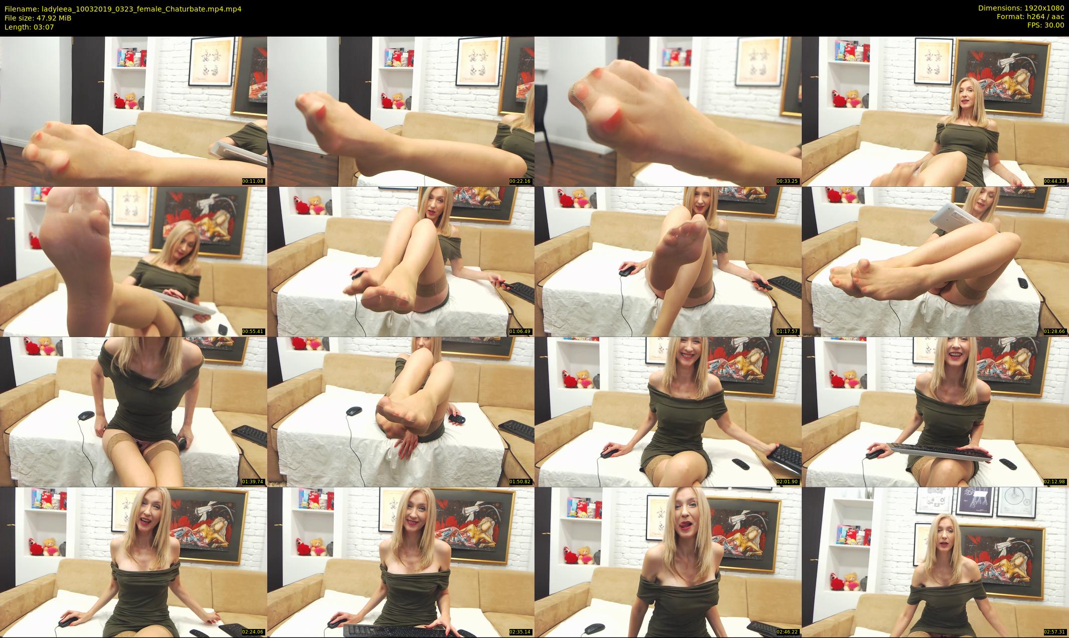ladyleea — 4 minute Chaturbate female cam show recording, 1080p, Mar 10, 2019