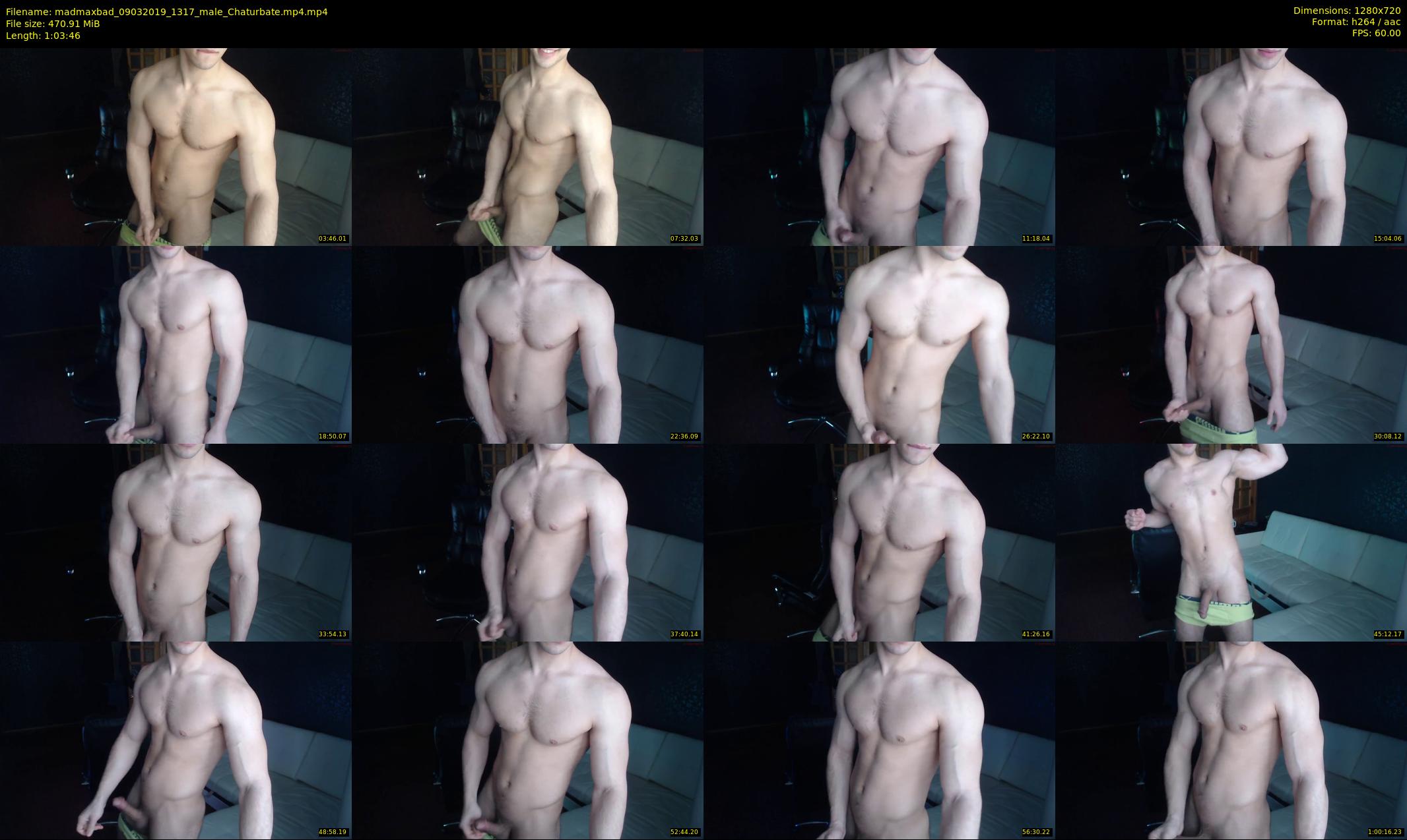 madmaxbad — 64 minute Chaturbate male cam show recording, 720p, Mar 9, 2019
