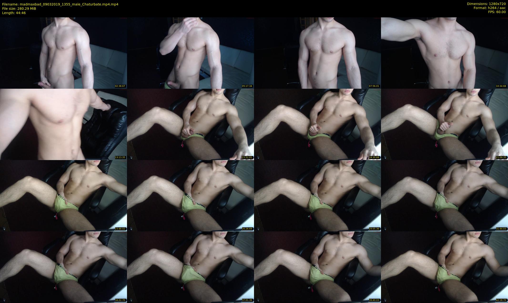 madmaxbad — 45 minute Chaturbate male cam show recording, 720p, Mar 9, 2019