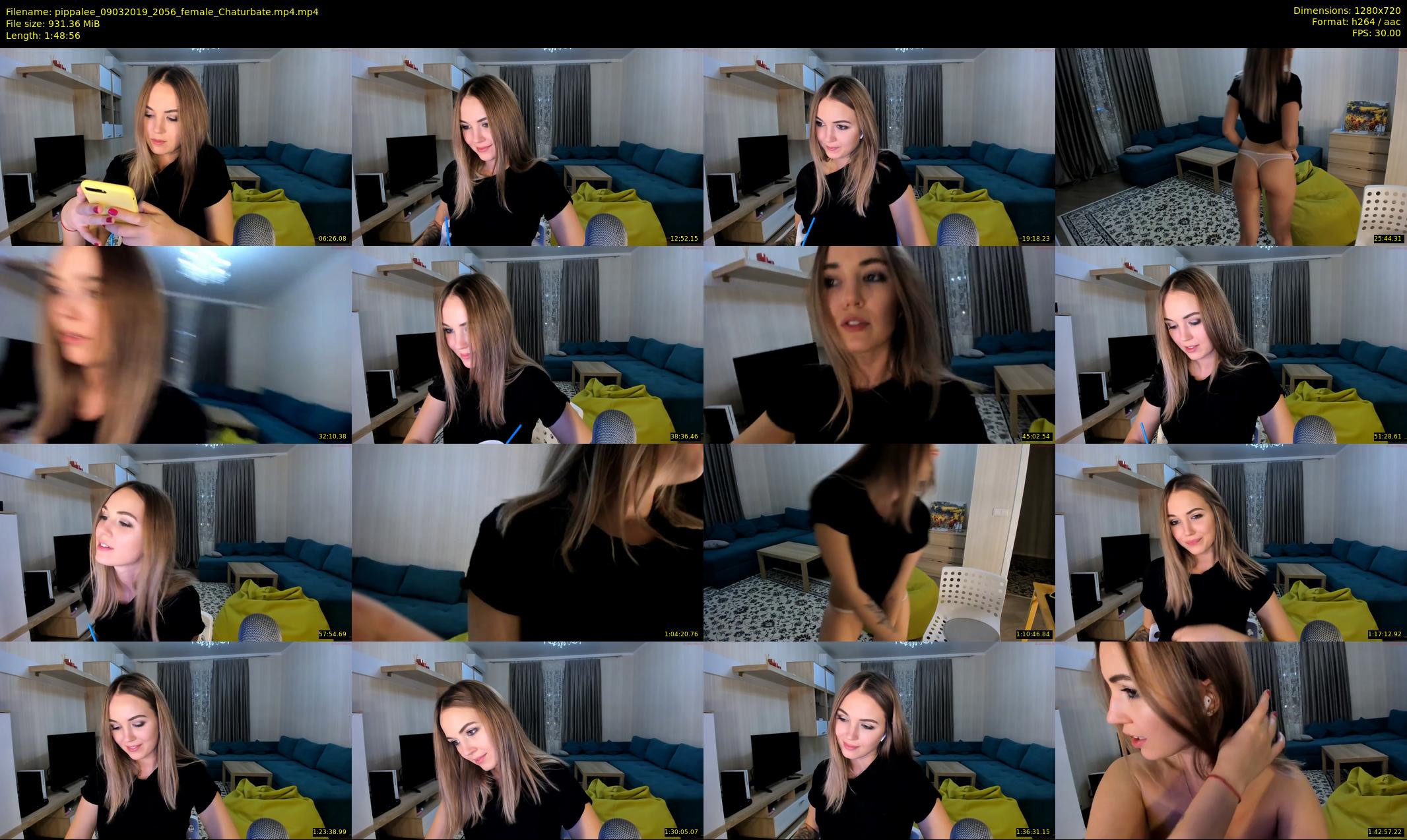 pippalee — 109 minute Chaturbate female cam show recording, 720p, Mar 9, 2019