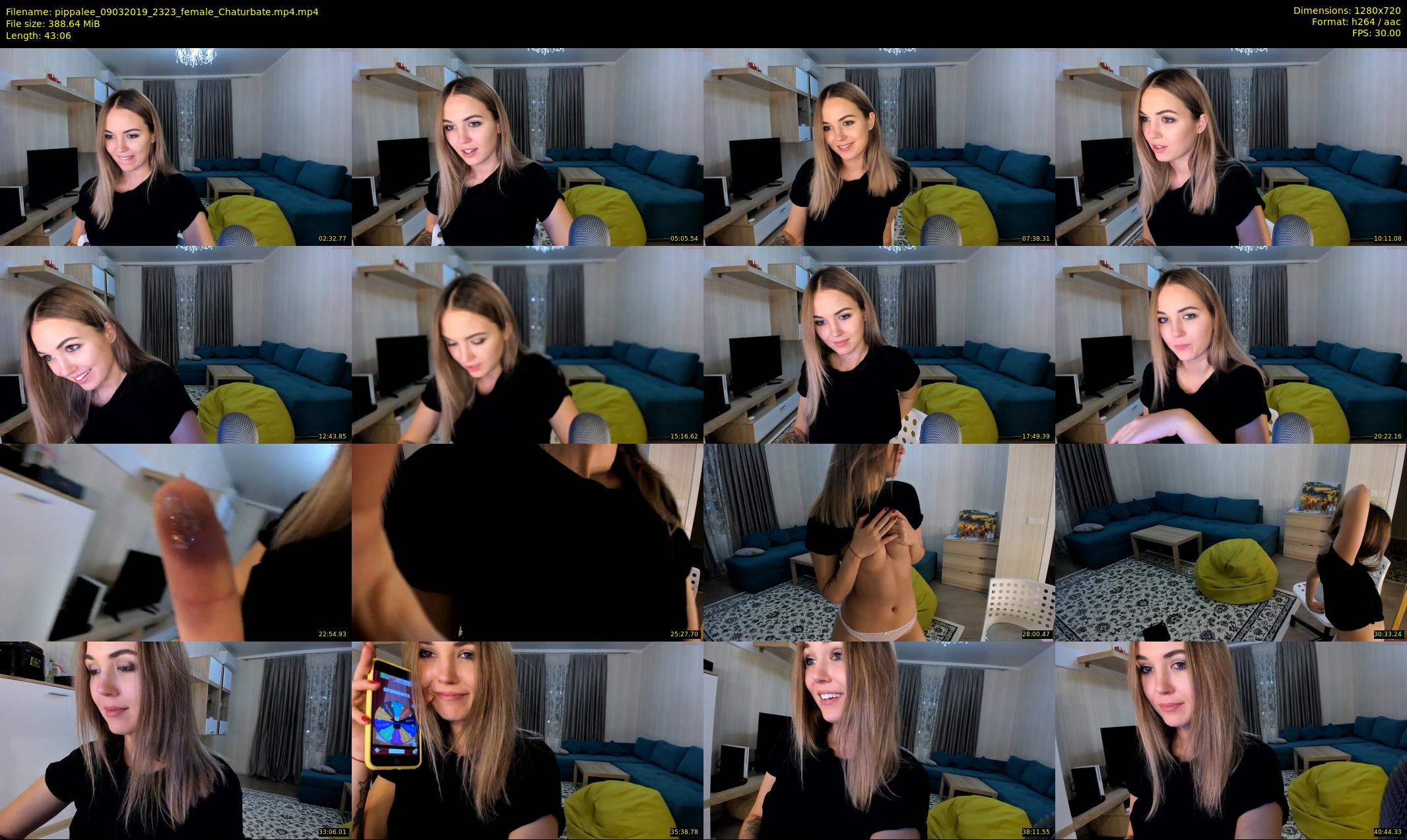 pippalee — 44 minute Chaturbate female cam show recording, 720p, Mar 9, 2019
