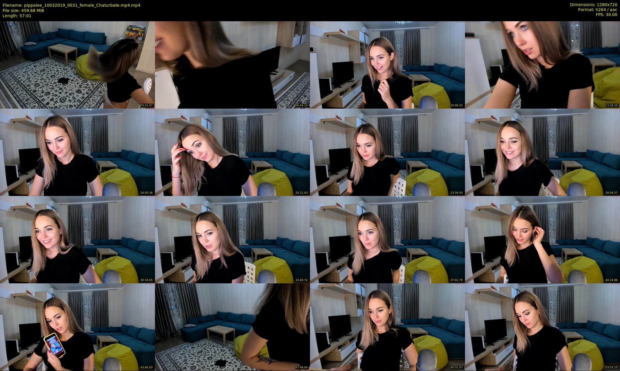 pippalee — 58 minute Chaturbate female cam show recording, 720p, Mar 10, 2019