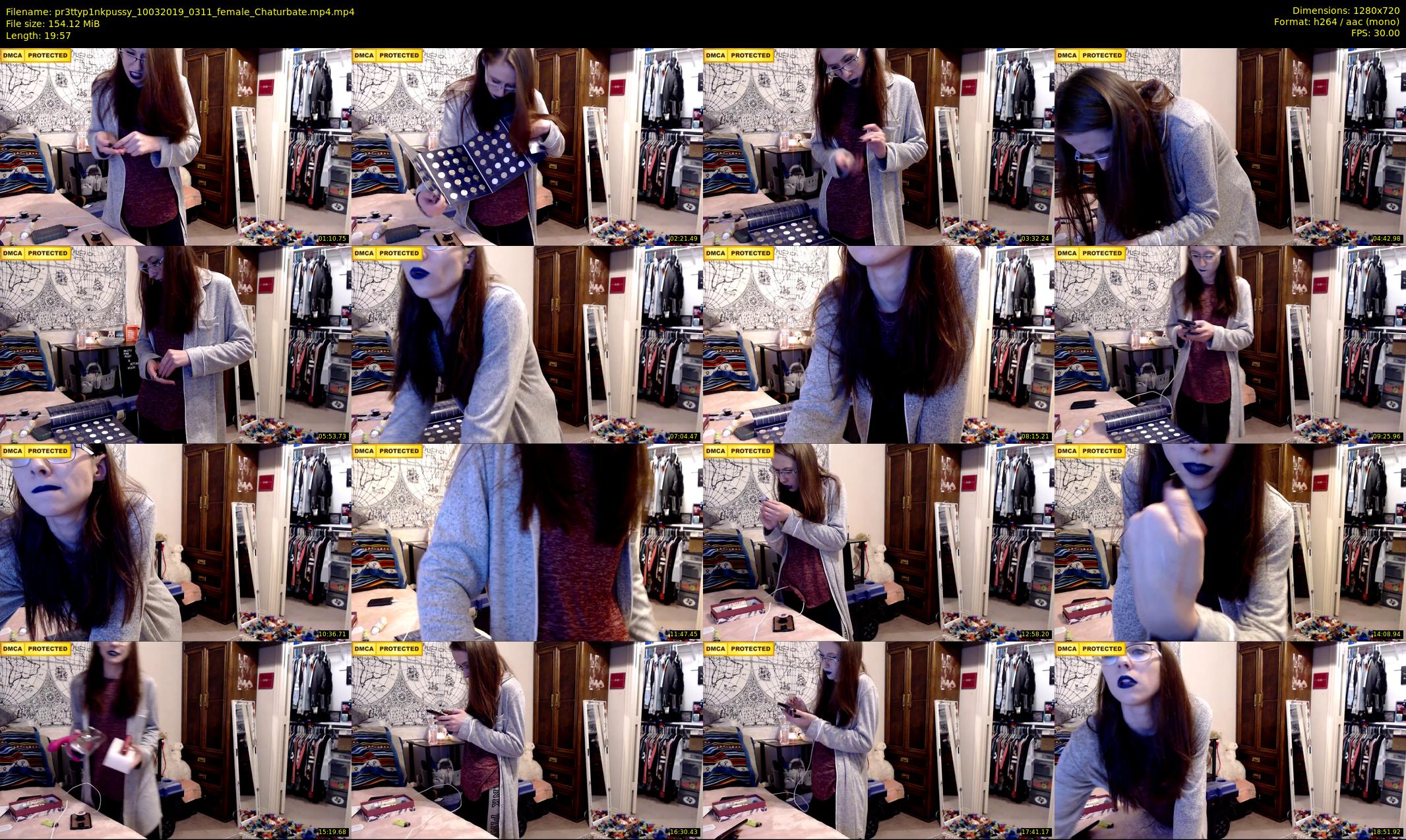 pr3ttyp1nkpussy — 20 minute Chaturbate couple cam show recording, 720p, Mar 10, 2019