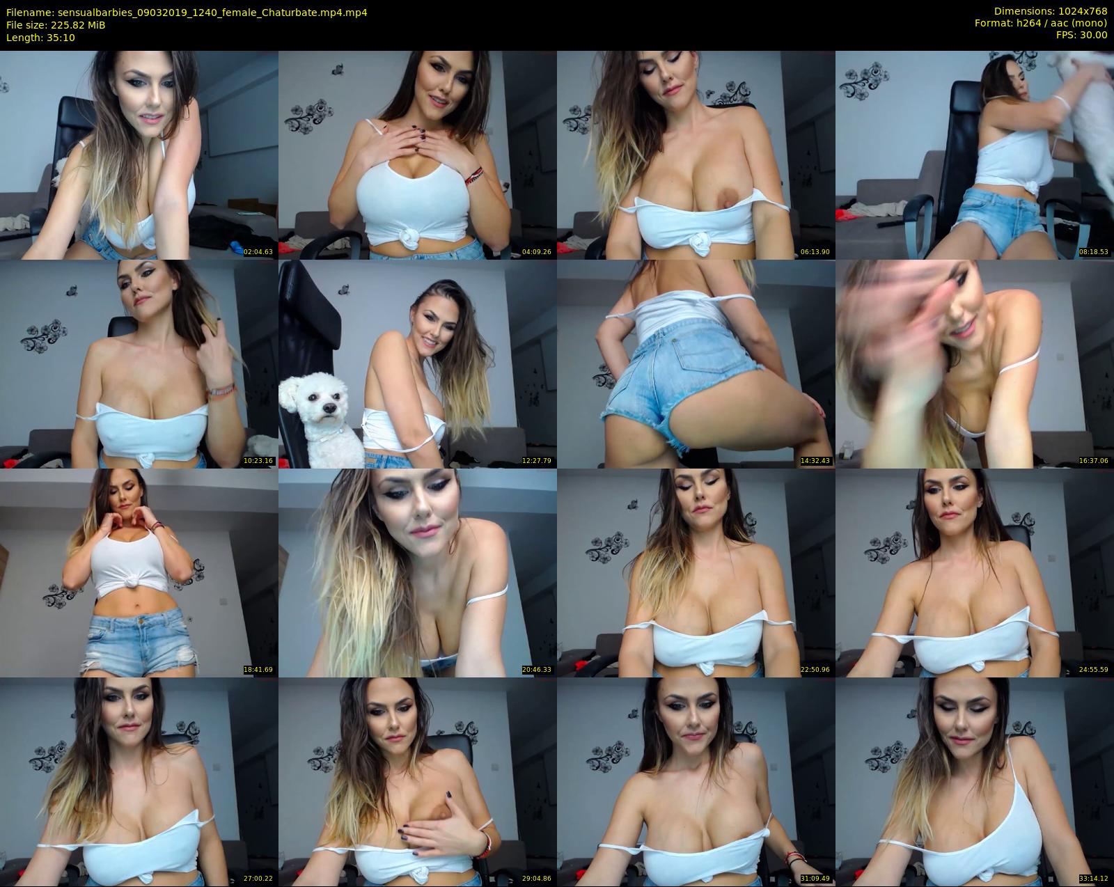 sensualbarbies — 36 minute Chaturbate female cam show recording, 720p, Mar 9, 2019