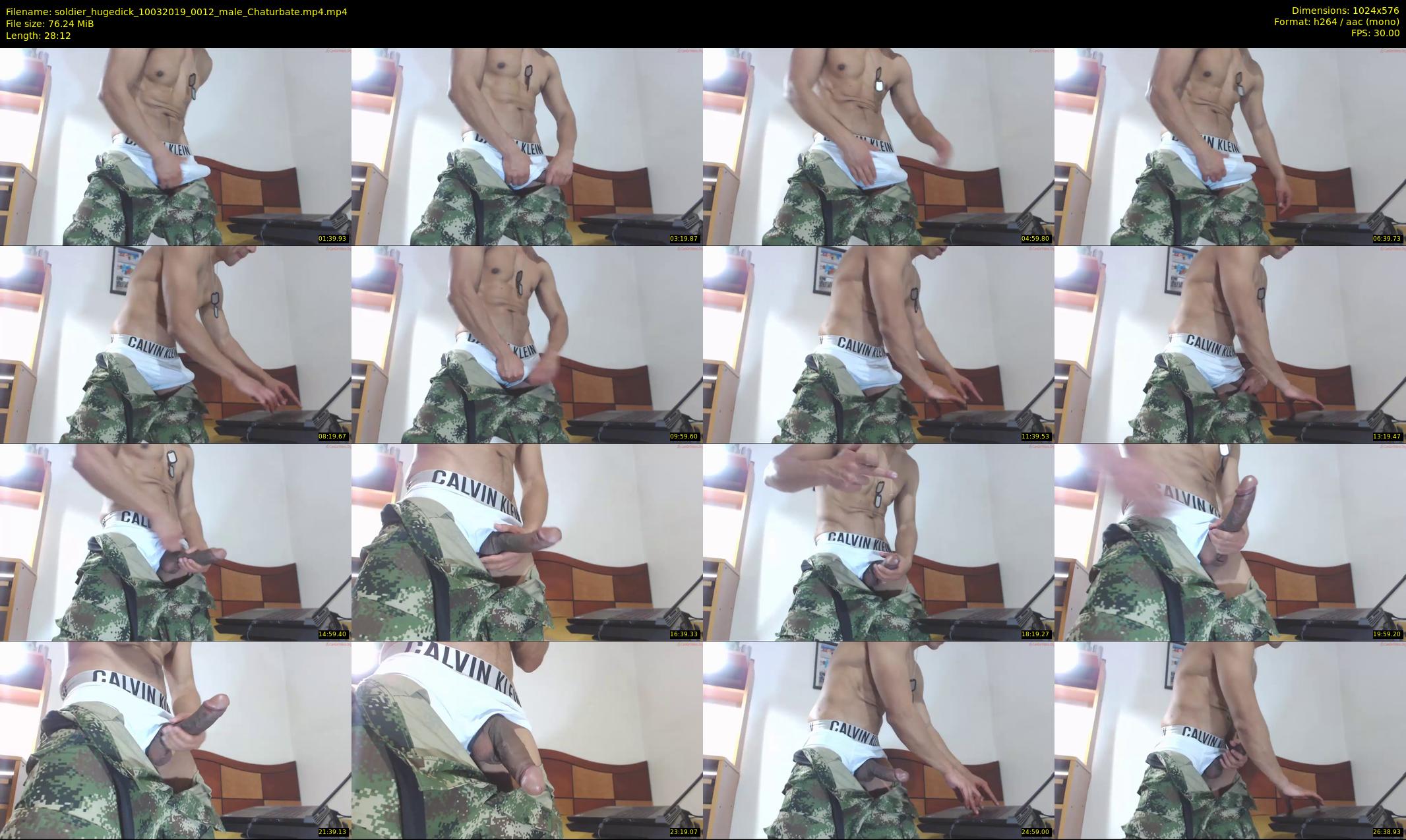 soldier_hugedick — 29 minute Chaturbate male cam show recording, 480p, Mar 10, 2019