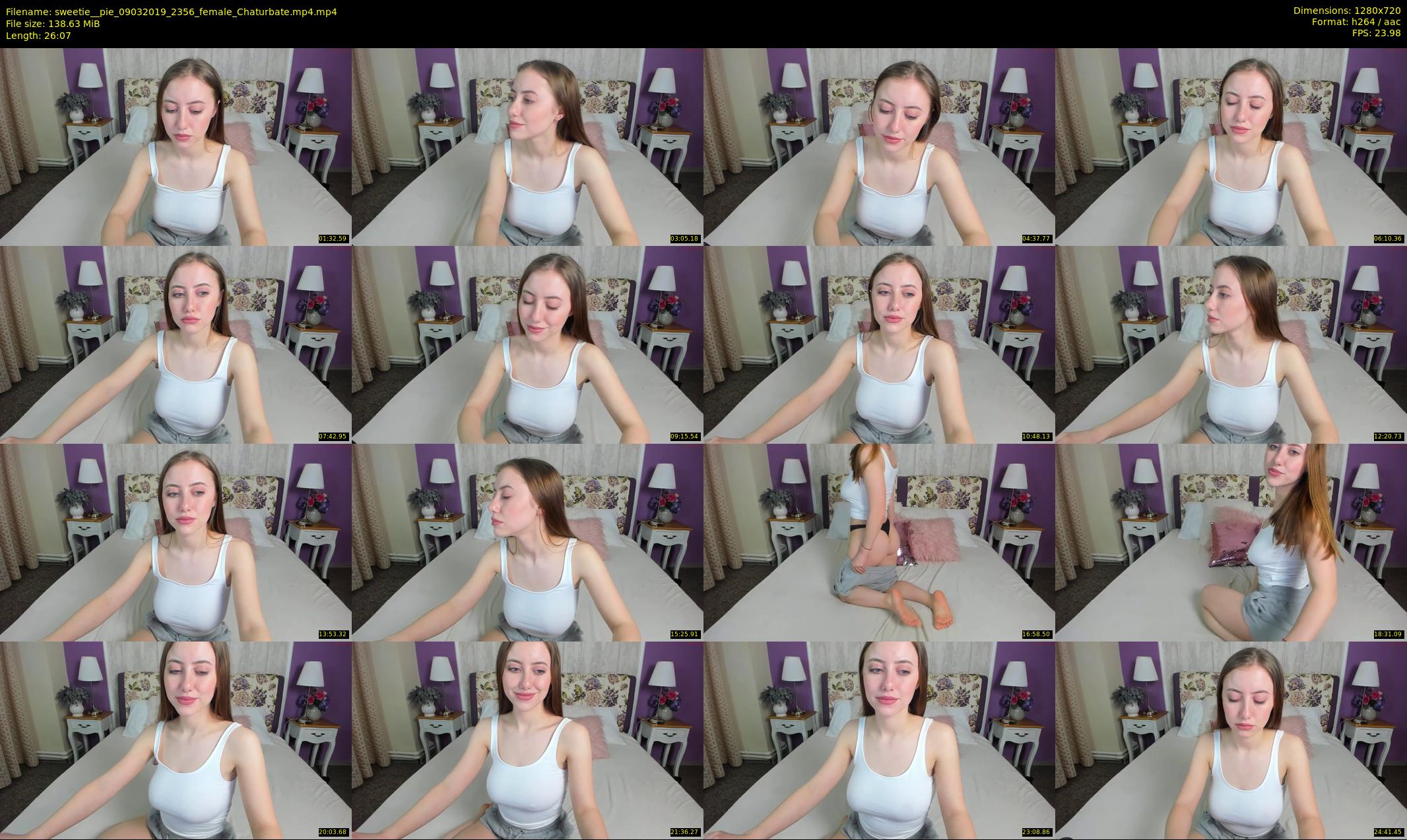 sweetie__pie — 27 minute Chaturbate female cam show recording, 720p, Mar 9, 2019