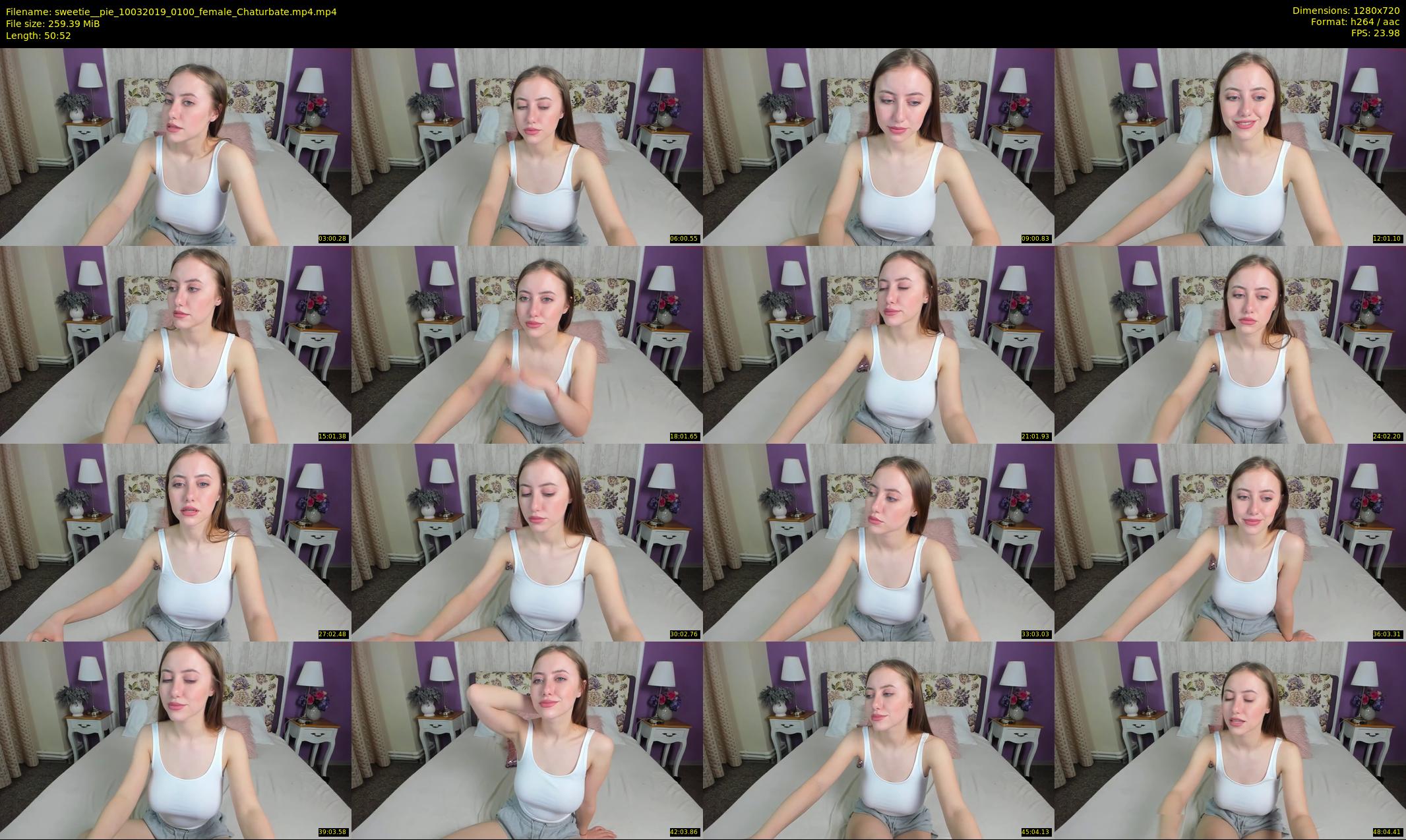 sweetie__pie — 51 minute Chaturbate female cam show recording, 720p, Mar 10, 2019