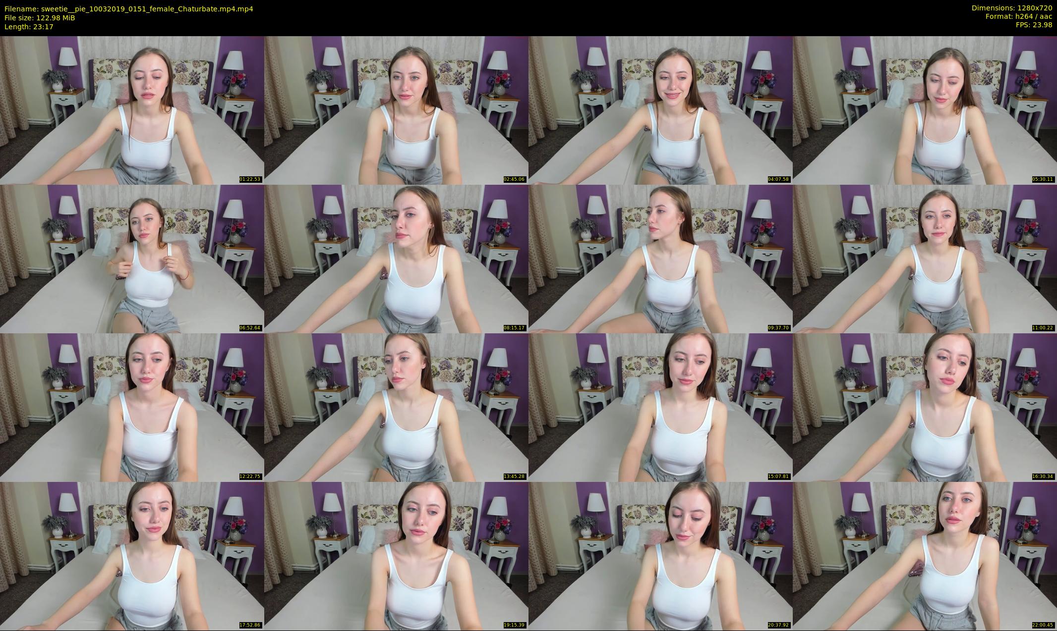 sweetie__pie — 24 minute Chaturbate female cam show recording, 720p, Mar 10, 2019