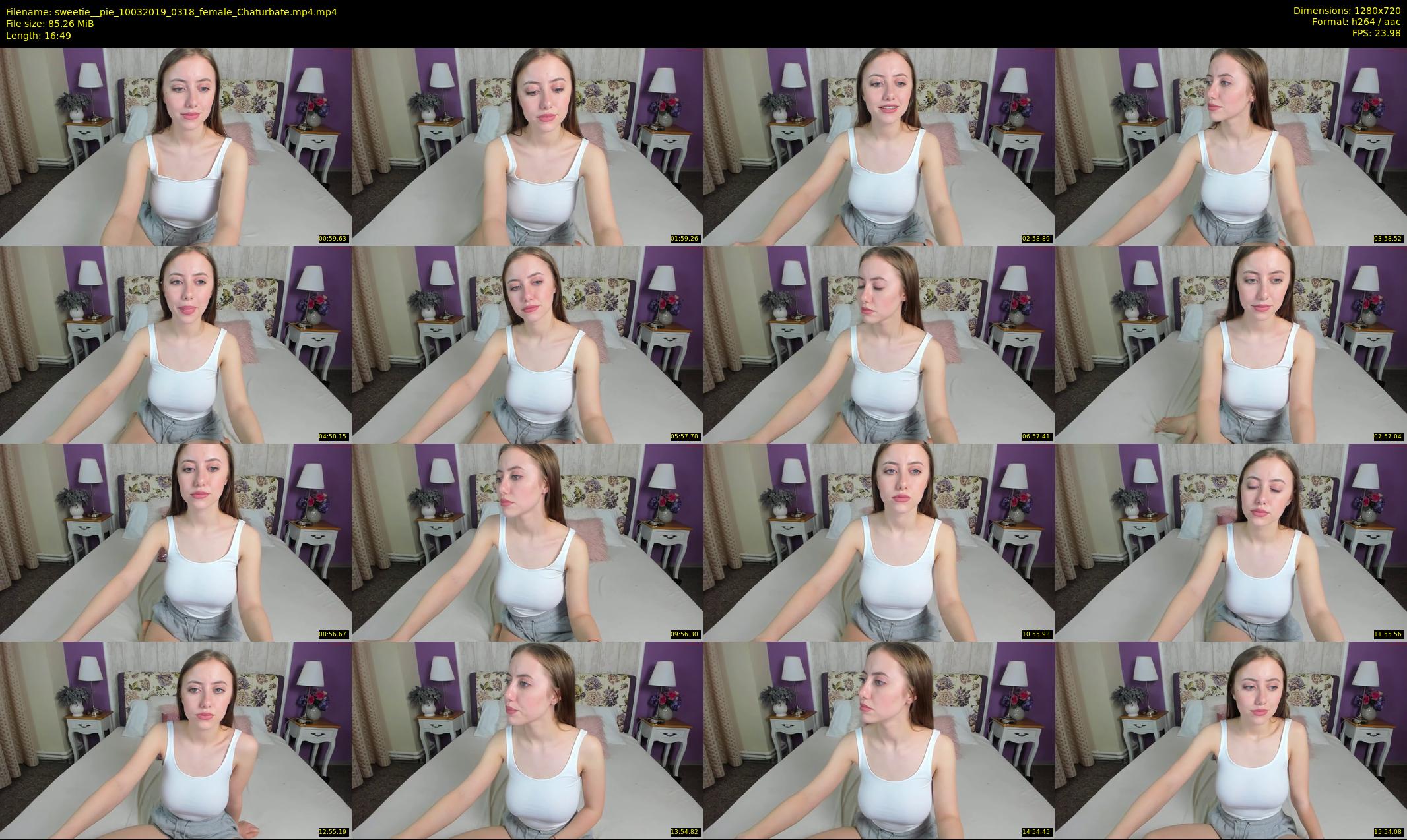 sweetie__pie — 17 minute Chaturbate female cam show recording, 720p, Mar 10, 2019