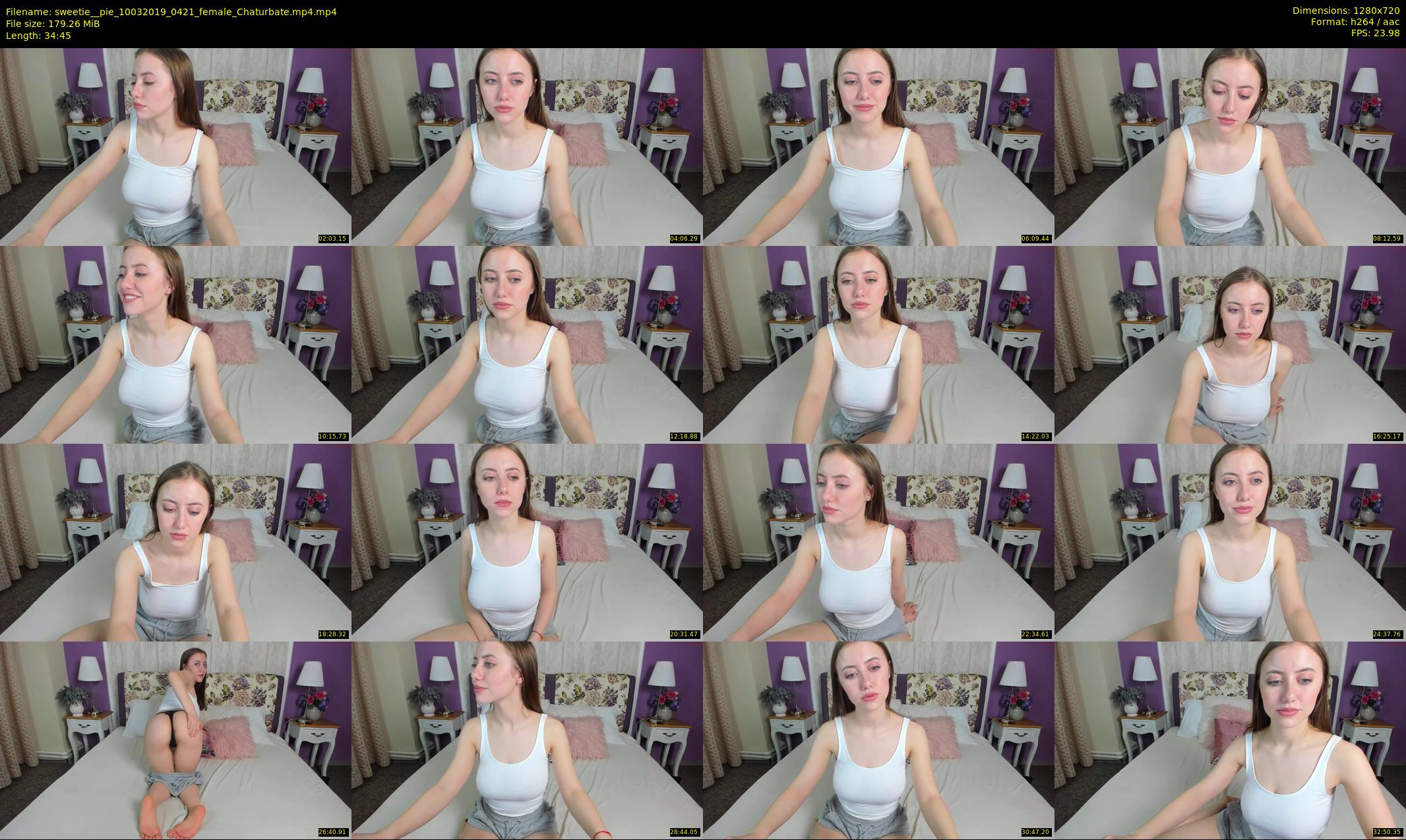 sweetie__pie — 35 minute Chaturbate female cam show recording, 720p, Mar 10, 2019
