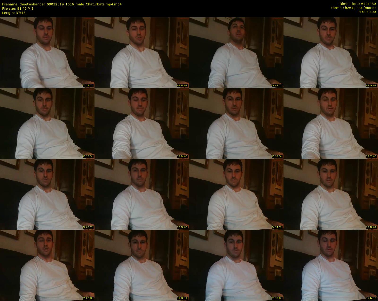 theetwohander — 38 minute Chaturbate male cam show recording, 480p, Mar 9, 2019