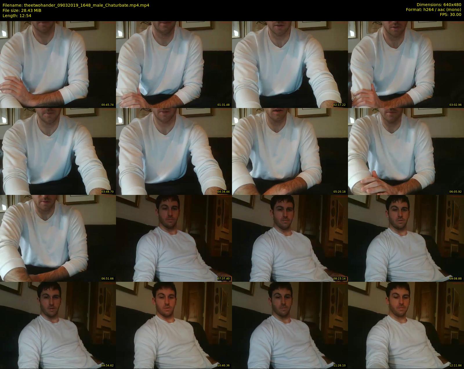 theetwohander — 13 minute Chaturbate male cam show recording, 480p, Mar 9, 2019