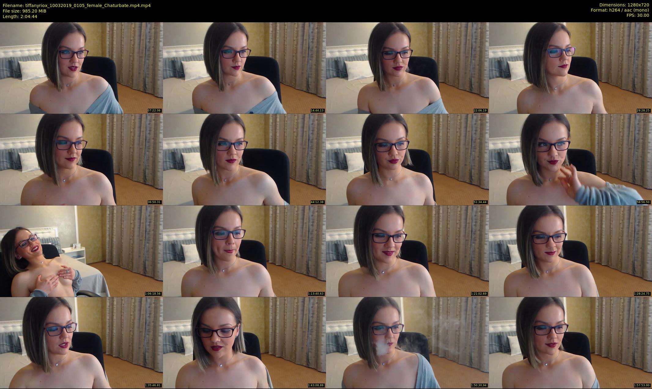 tiffanyriox — 125 minute Chaturbate female cam show recording, 720p, Mar 10, 2019