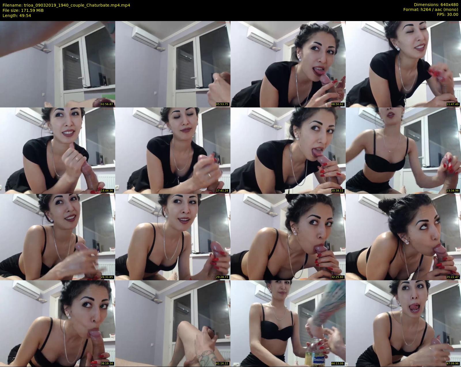 trioa — 50 minute Chaturbate couple cam show recording, 480p, Mar 9, 2019
