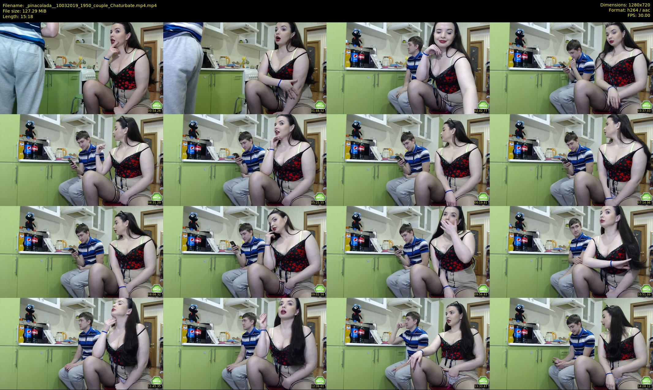 _pinacolada_ — 16 minute Chaturbate couple cam show recording, 720p, Mar 10, 2019