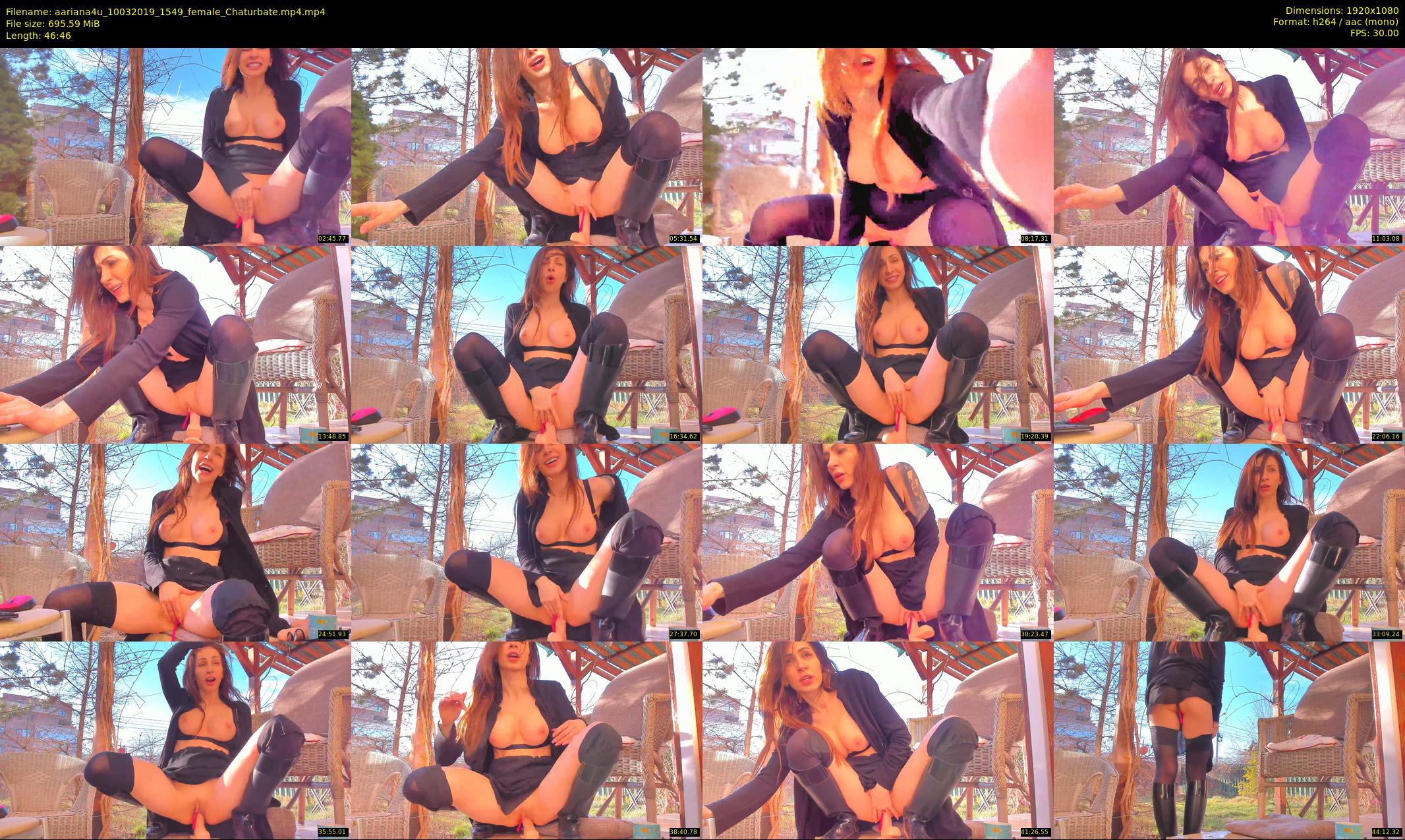 aariana4u — 47 minute Chaturbate female cam show recording, 1080p, Mar 10, 2019