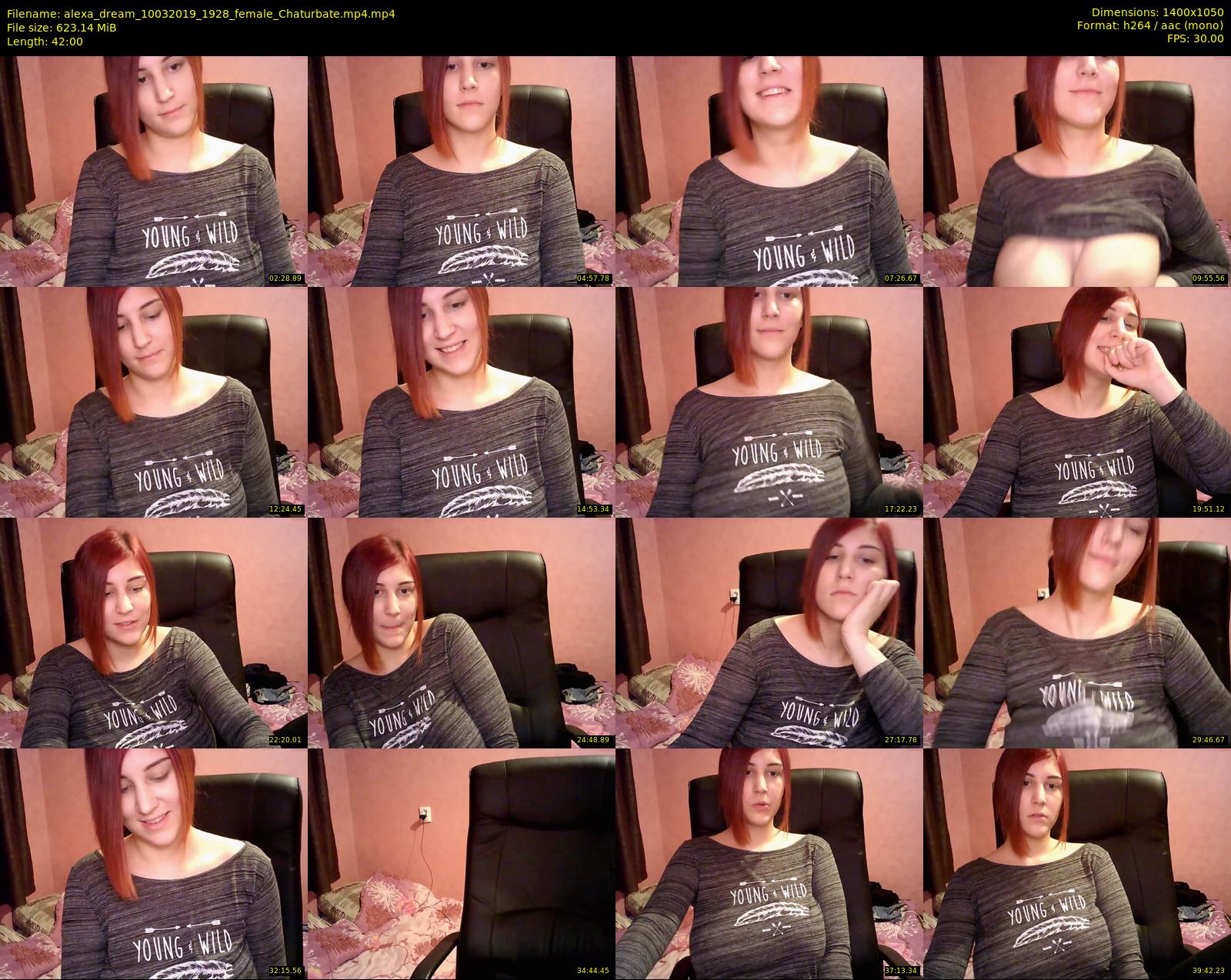 alexa_dream — 42 minute Chaturbate female cam show recording, 720p, Mar 10, 2019