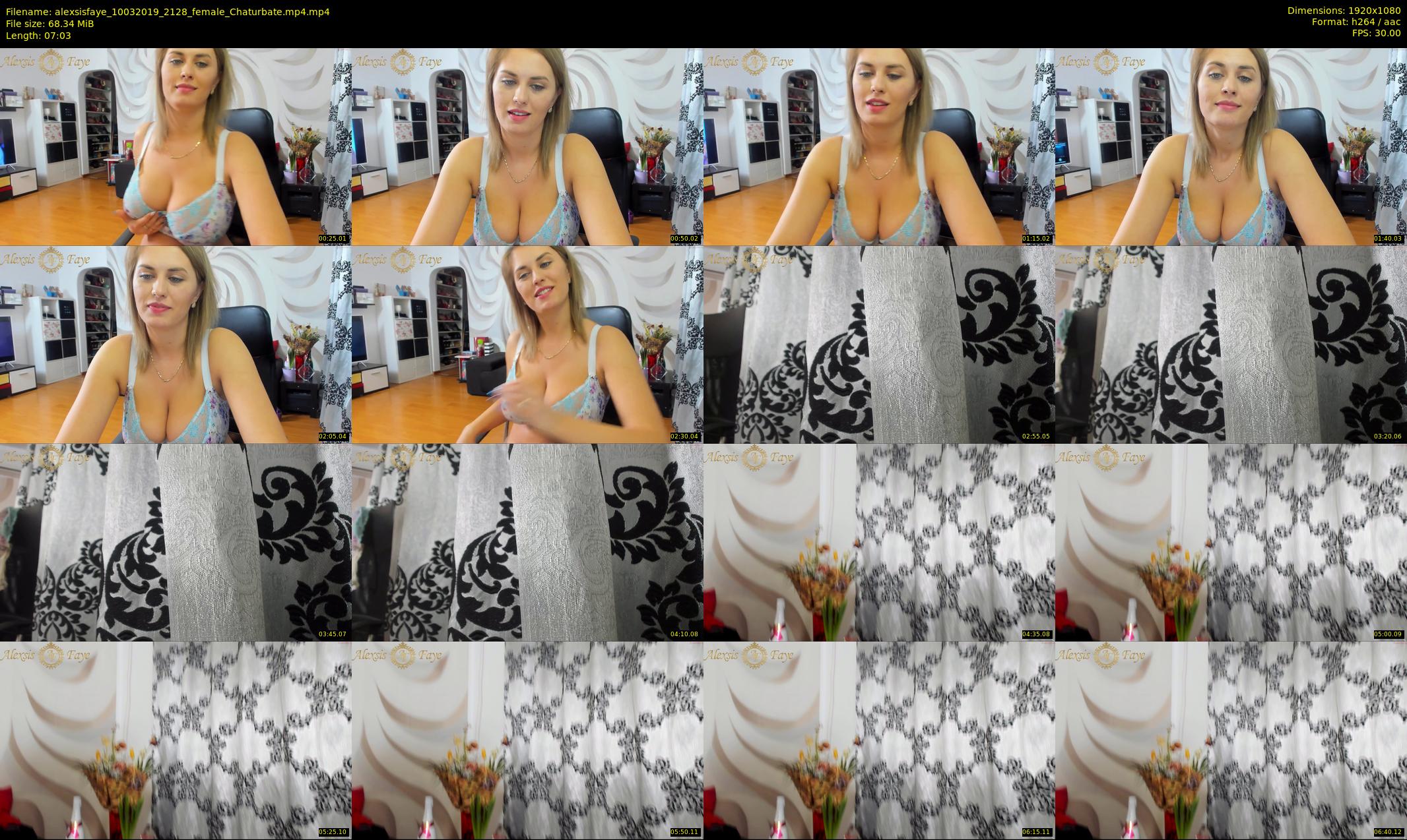 alexsisfaye — 8 minute Chaturbate female cam show recording, 1080p, Mar 10, 2019