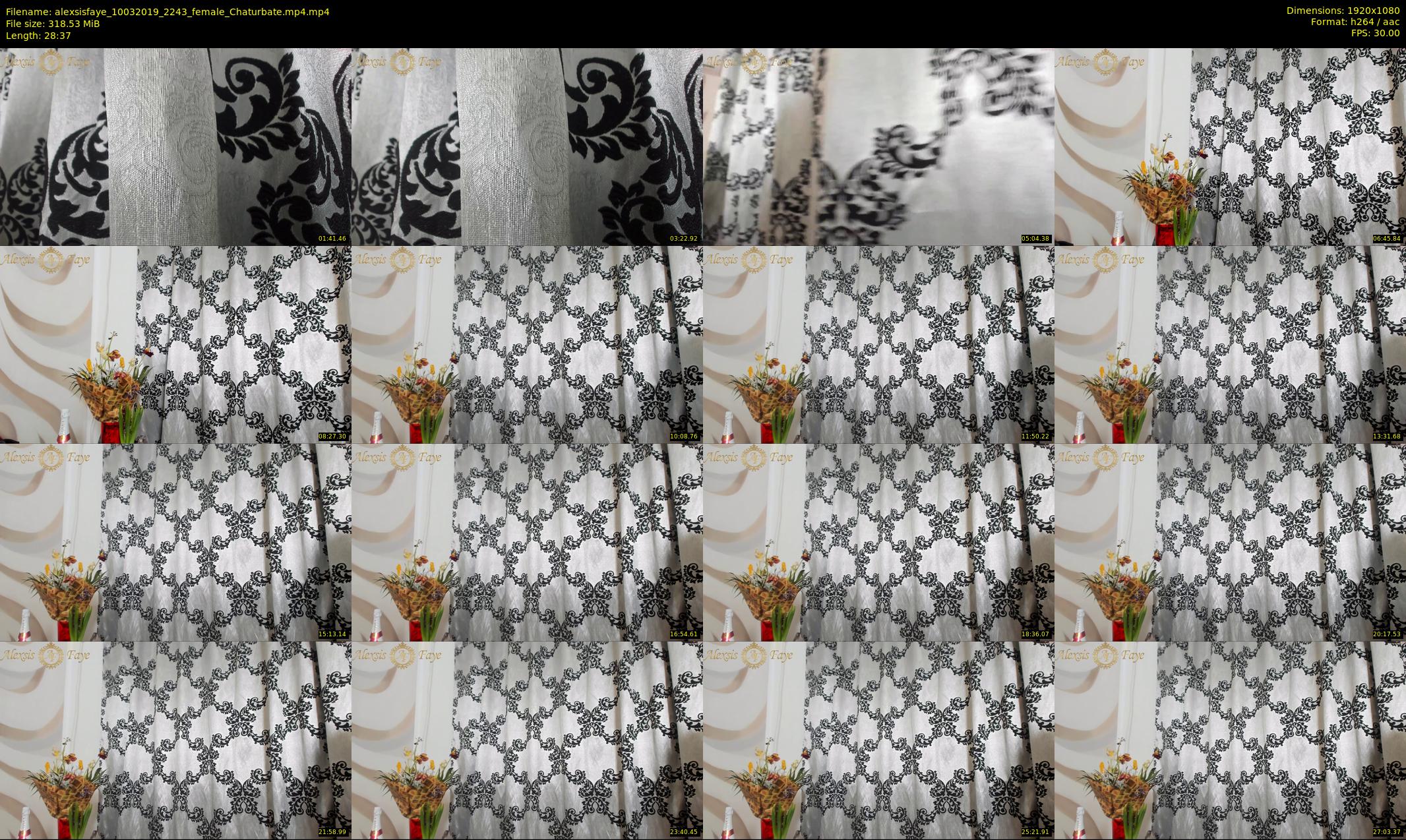 alexsisfaye — 29 minute Chaturbate female cam show recording, 1080p, Mar 10, 2019