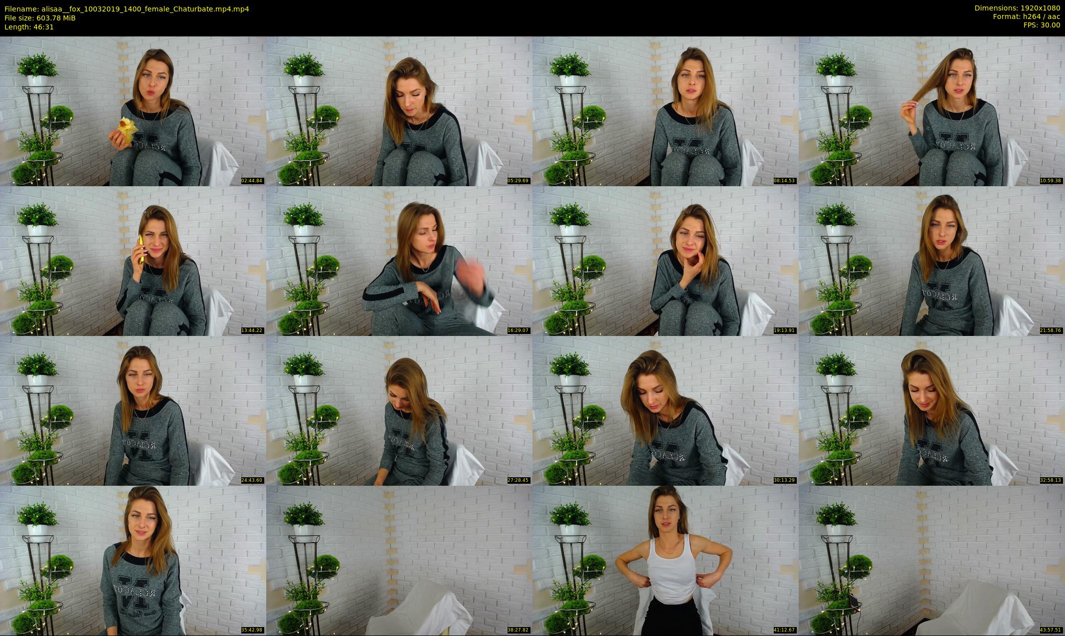 alisaa__fox — 47 minute Chaturbate female cam show recording, 1080p, Mar 10, 2019