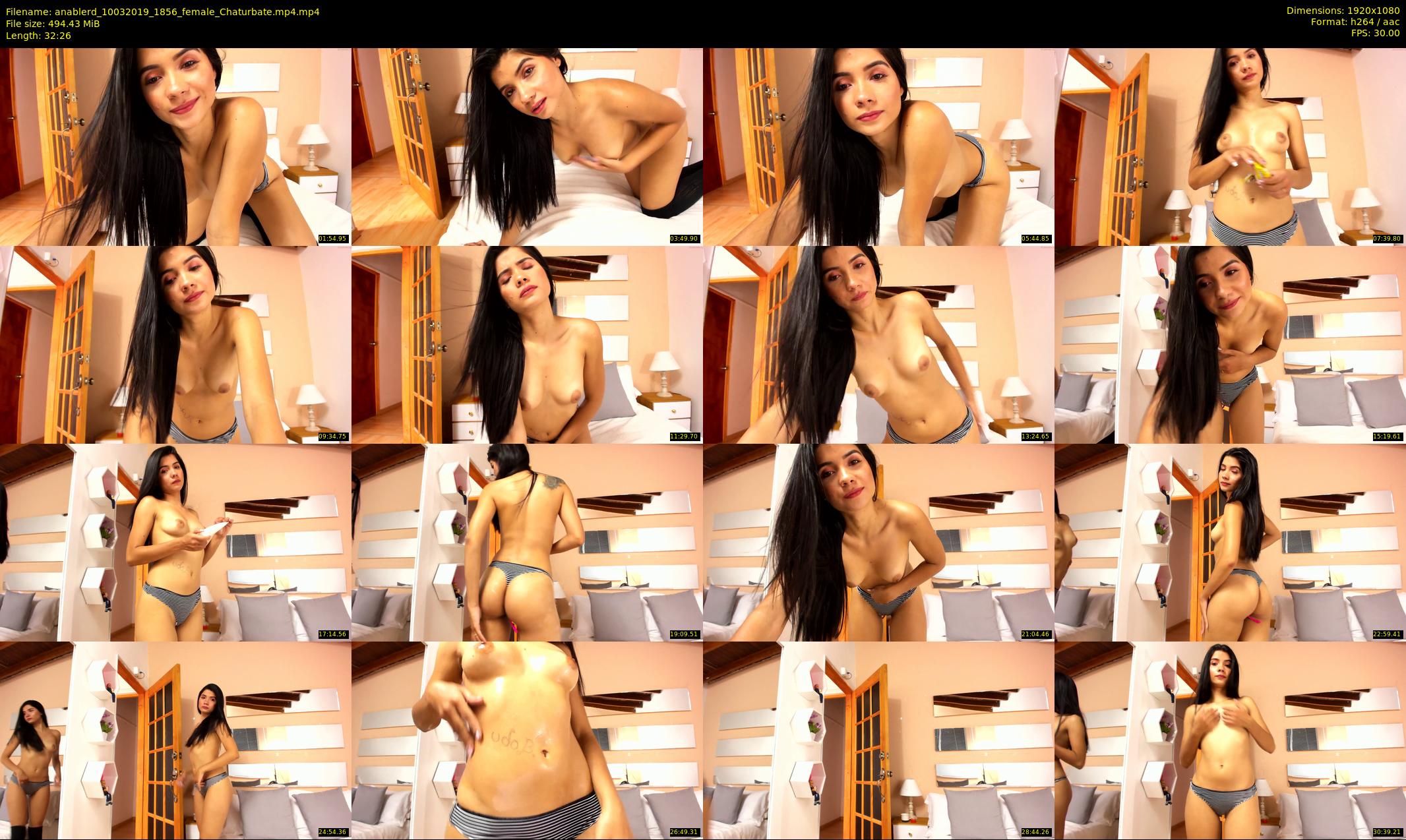anablerd — 33 minute Chaturbate female cam show recording, 1080p, Mar 10, 2019