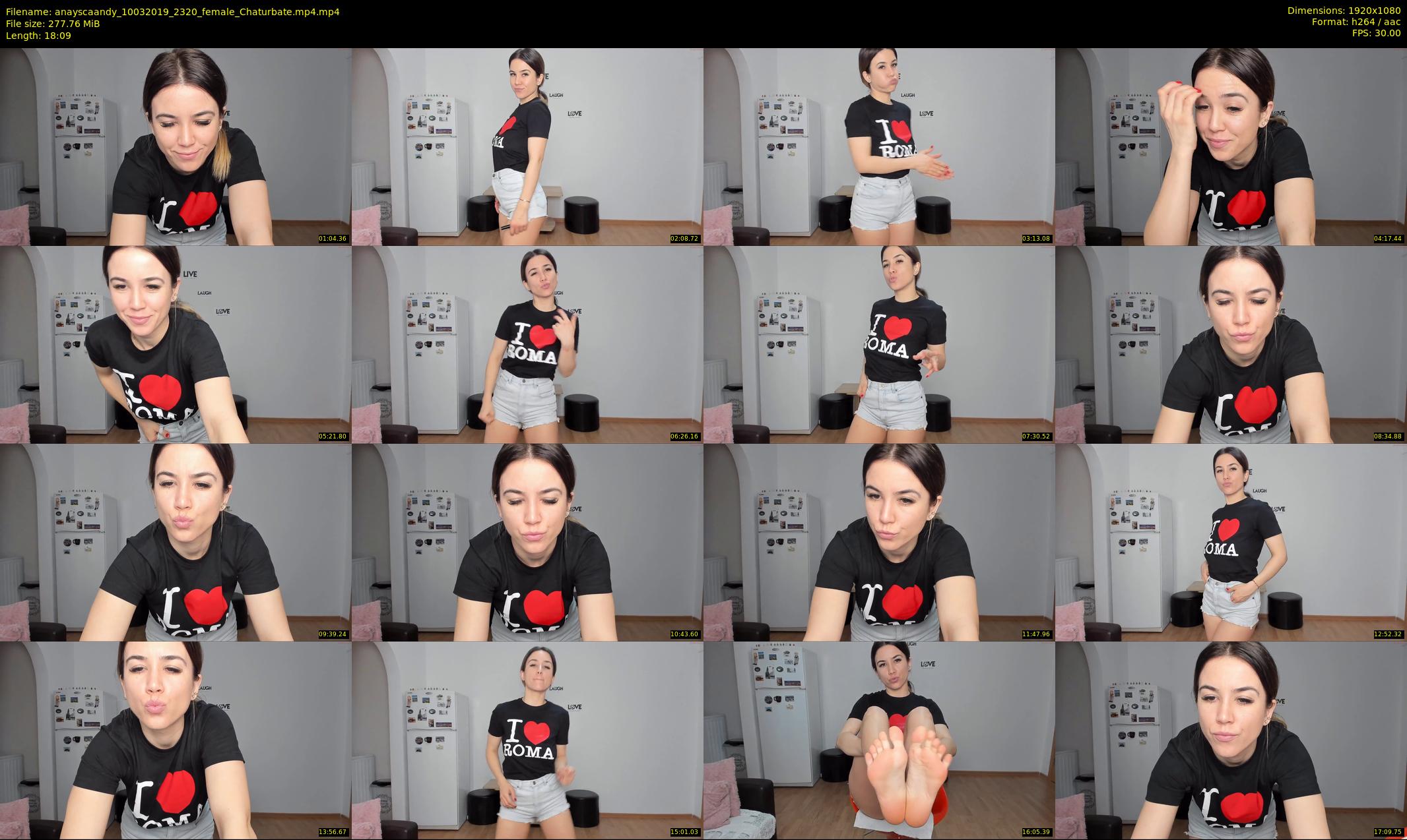 anayscaandy — 19 minute Chaturbate female cam show recording, 1080p, Mar 10, 2019