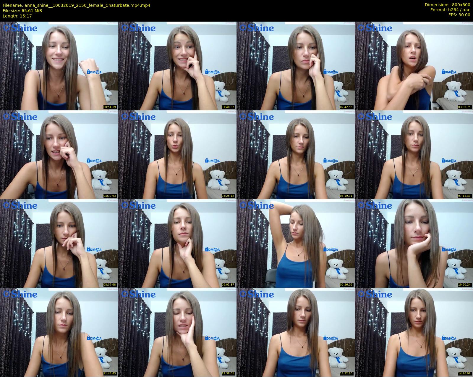 anna_shine_ — 16 minute Chaturbate female cam show recording, 480p, Mar 10, 2019